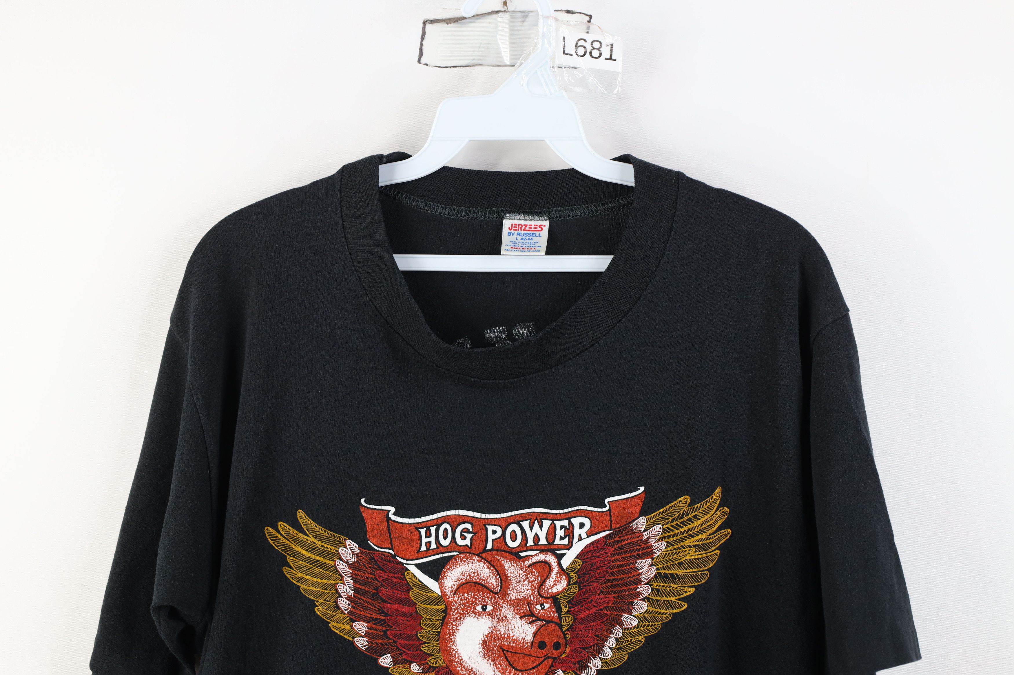 Harley Davidson Vintage 80s Harley Davidson Brooklyn New York T-Shirt USA Size US L / EU 52-54 / 3 - 2 Thumbnail