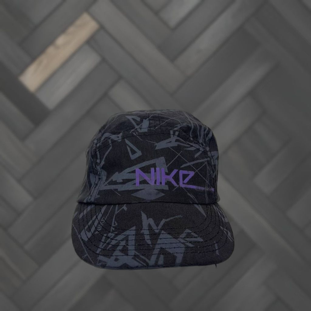 Nike Nike Vintage Cap 5 Panel Size S/M Men's Black Cap, Adjustable, Solid Pattern, Nike, Men, One Size, Casual, Summer, Spring, Fall Size ONE SIZE - 1 Thumbnail