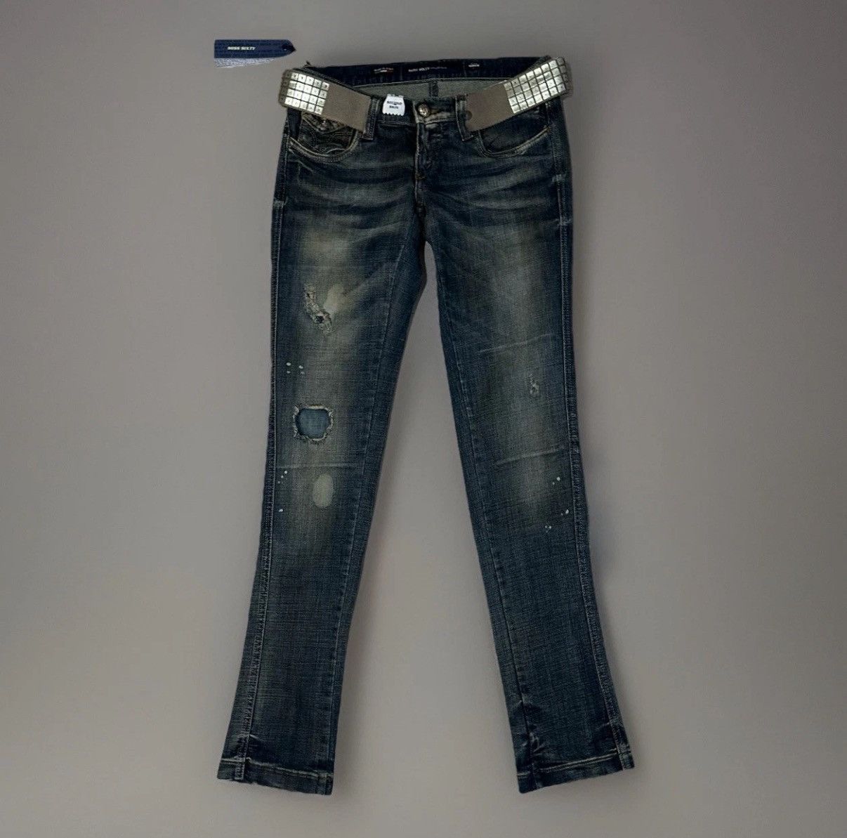 Miss Sixty NEW Vintage Miss Sixty Dirty Shock Skinny Jeans y2k Size 28 Size 28" / US 6 / IT 42 - 18 Thumbnail