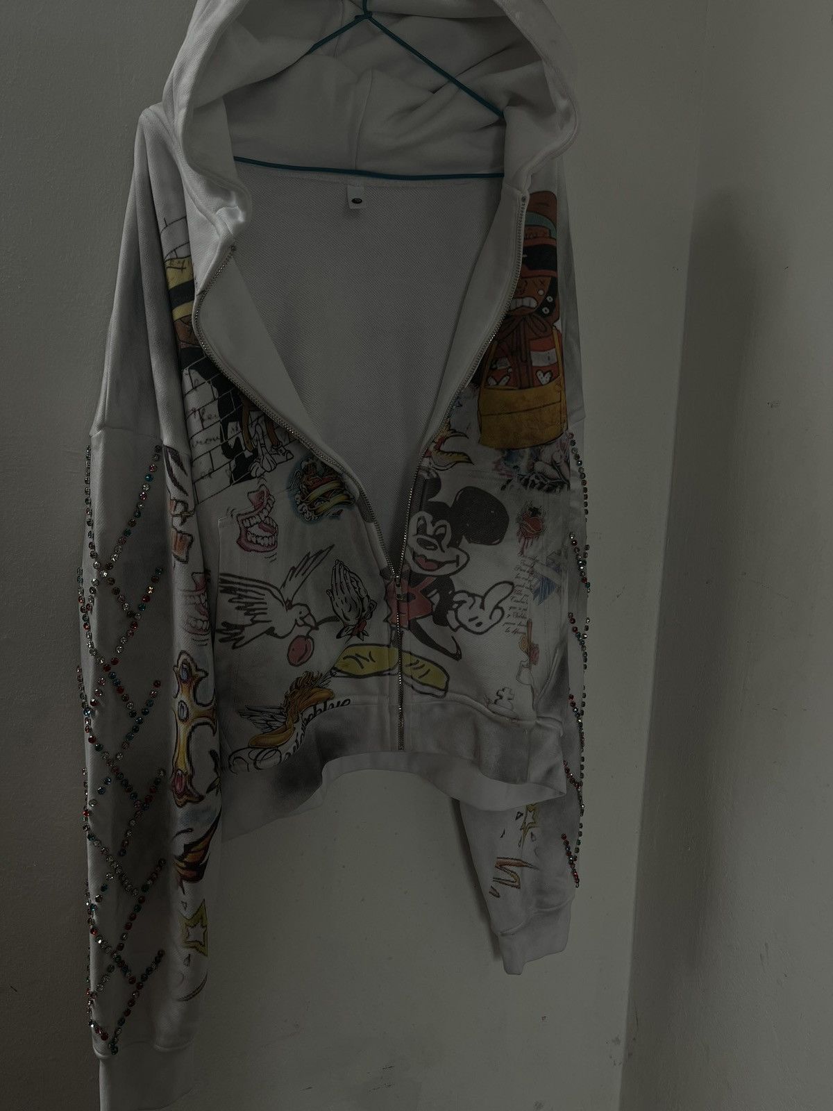 Other Outoftheblue Zip Up Rhinestone Hoodie Size US L / EU 52-54 / 3 - 5 Thumbnail