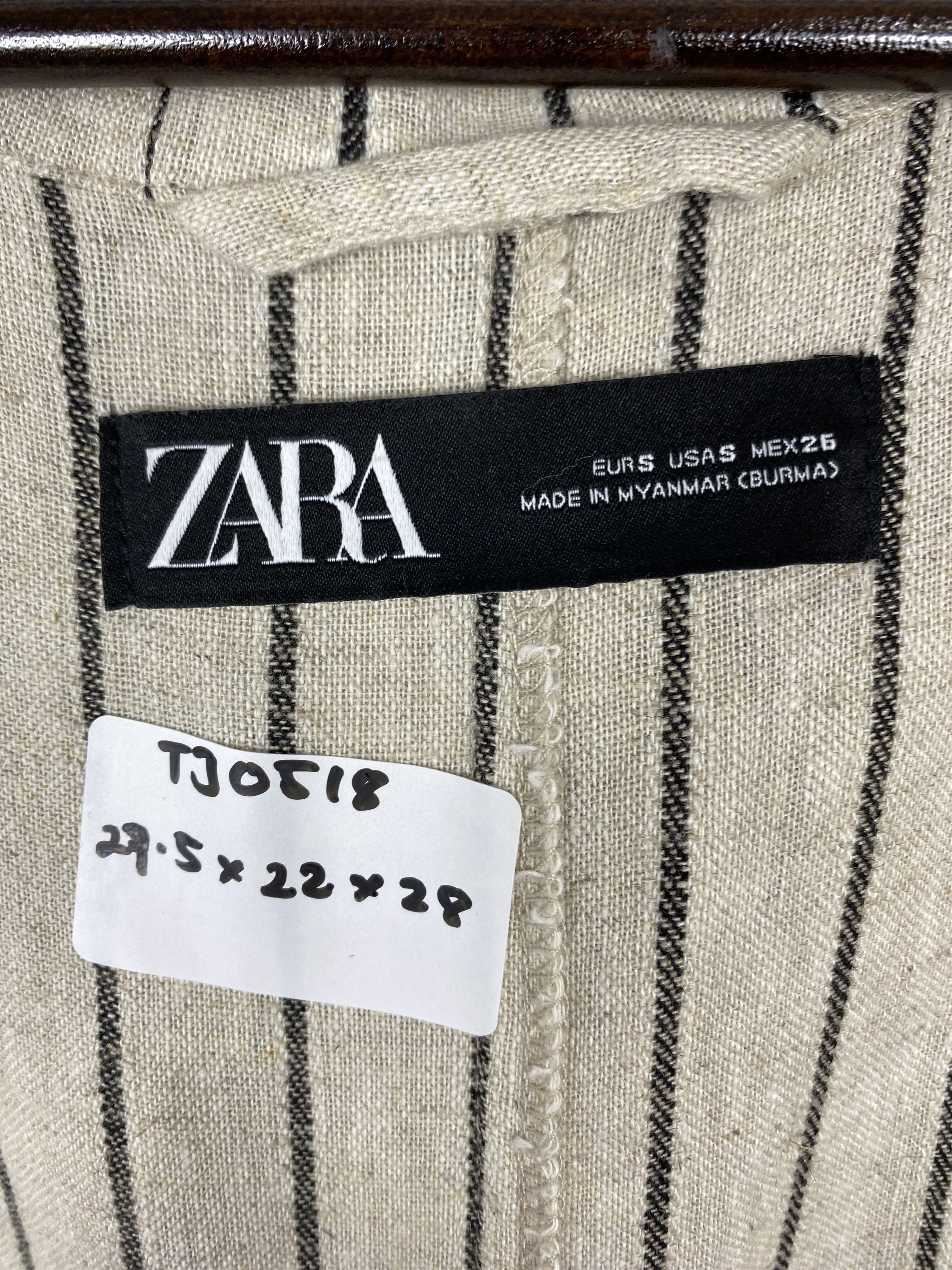 Vintage Vintage Zara Hoodie Striped Zip Up Light Jacket Size S / US 4 / IT 40 - 8 Thumbnail