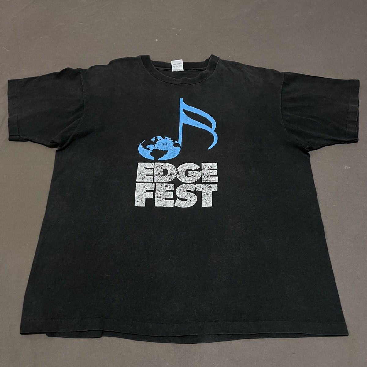 Band Tees × Vintage Vintage 1992 EDGE FEST PEARL JAM Sugarcubes Bjork Sun Faded Size US XL / EU 56 / 4 - 3 Thumbnail