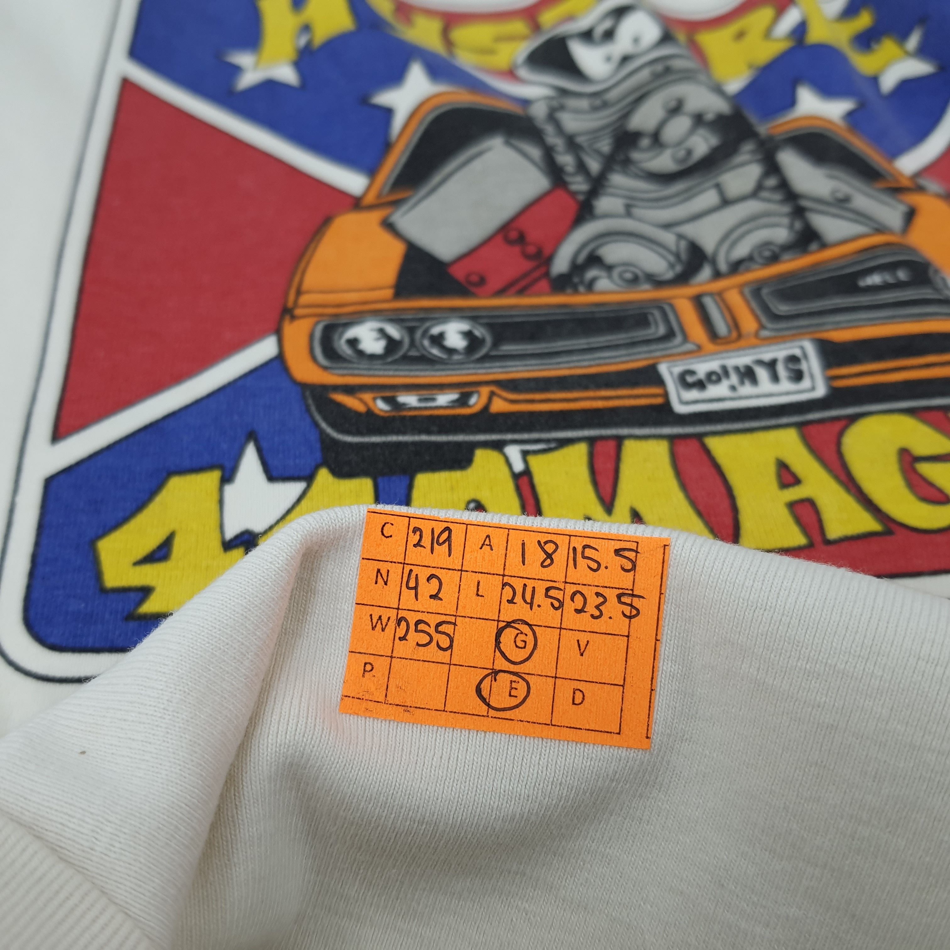 Hysteric Glamour × Japanese Brand × Vintage Vintage Hysteric Glamour Hysteric 440 Magnum Tshirt C219N42 Size US S / EU 44-46 / 1 - 8 Thumbnail