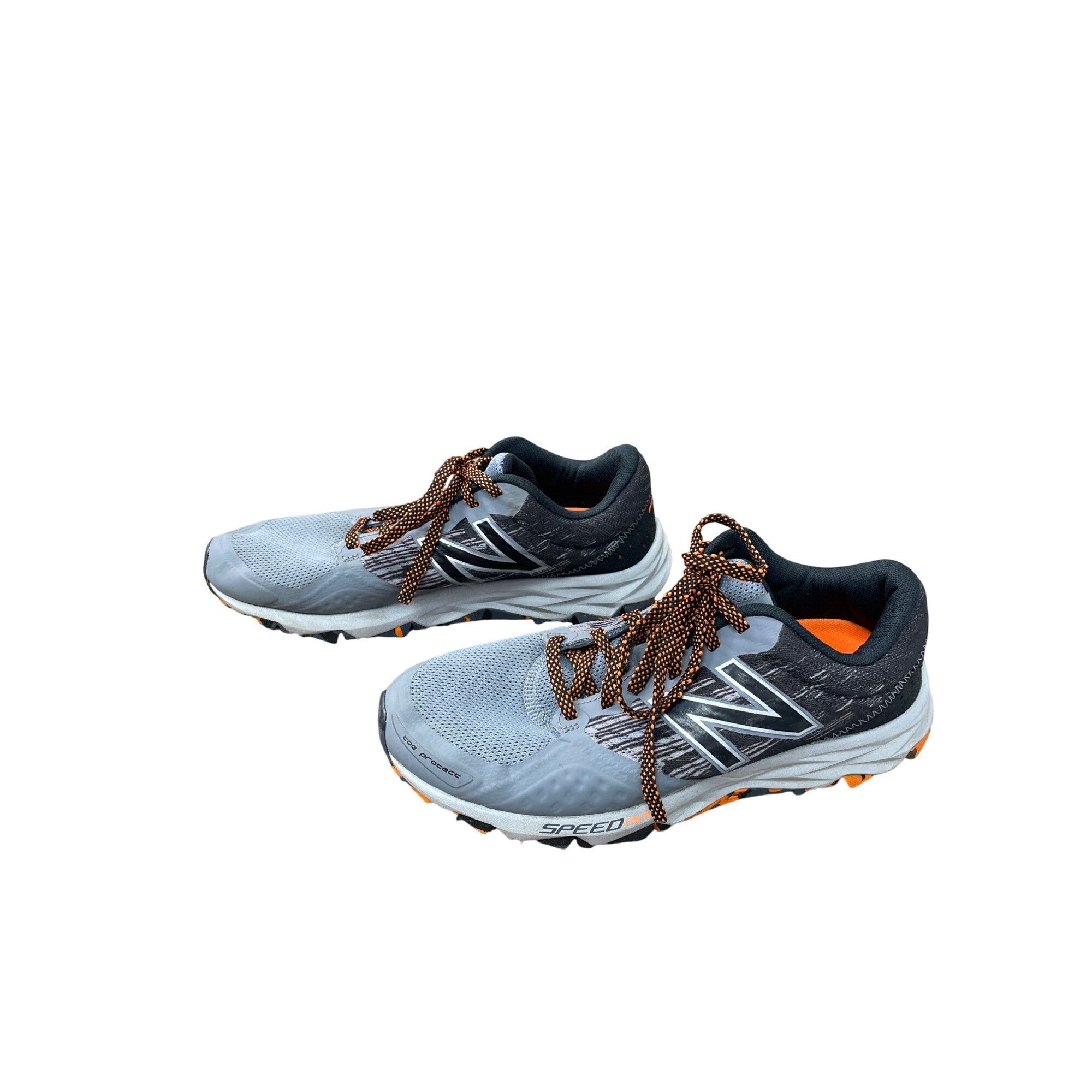 New Balance New Balance Mens 690 V2 Trail Running Shoes Gray/Orange Size Size US 7.5 / EU 40-41 - 3 Thumbnail