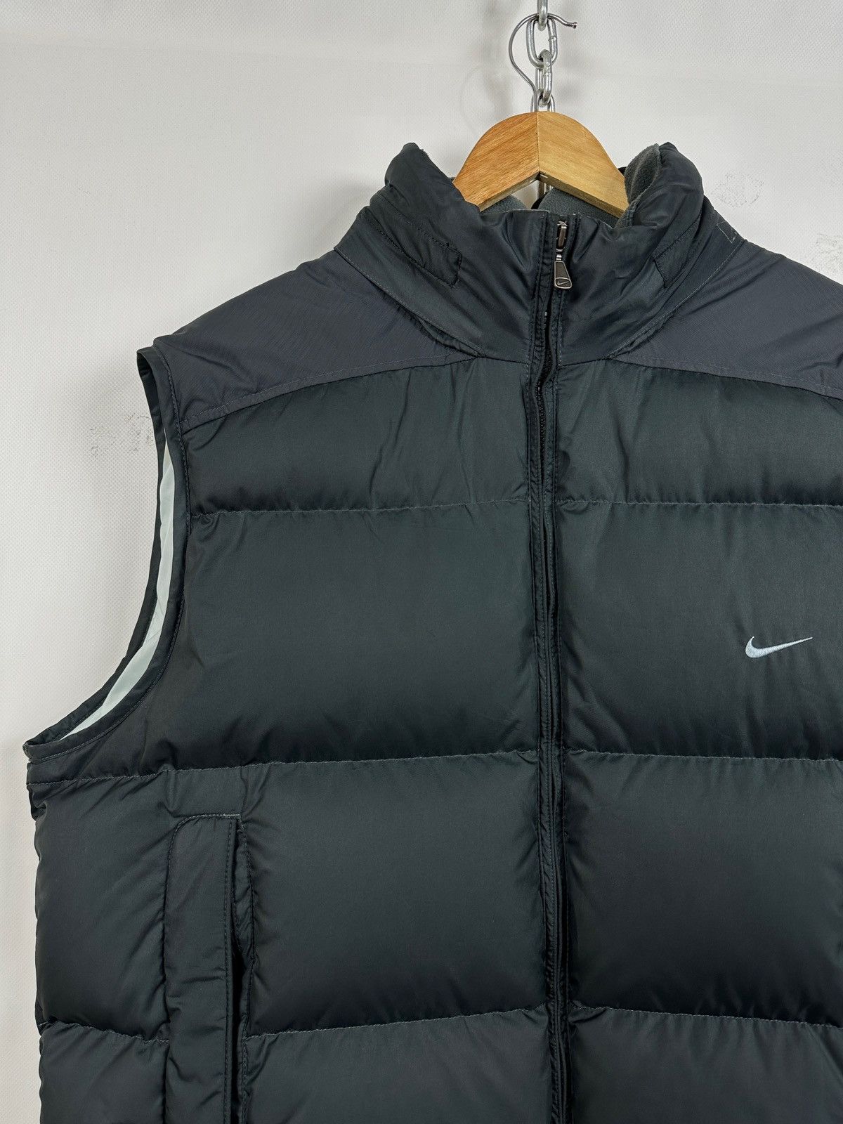 Nike 00s Vintage Nike Grey Down Puffer Vest Size US XL / EU 56 / 4 - 11 Thumbnail