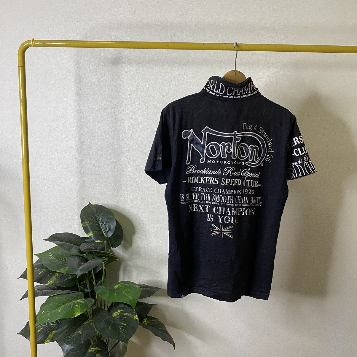 Norton Vintage Y2K Norton Motorcycle Choppers Bikers Rockabilly Tee Size US M / EU 48-50 / 2 - 1 Thumbnail