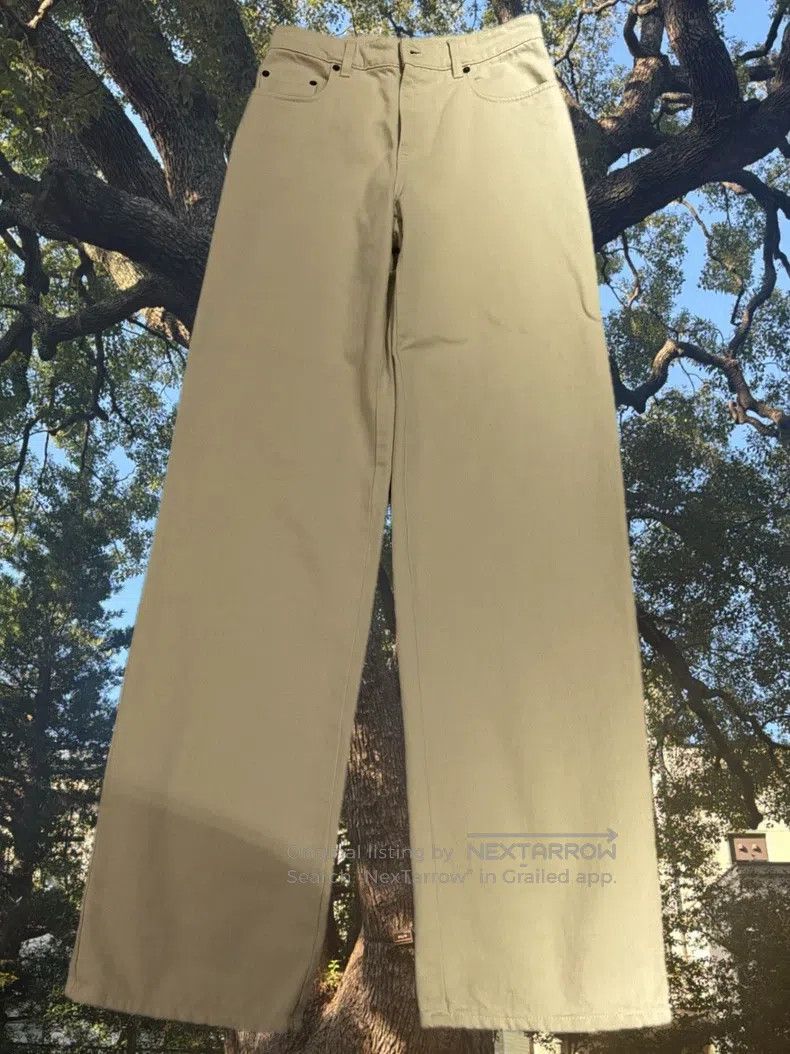 Miu Miu Miu Miu 24 White high-waisted jeans Size 24" / US 00 / IT 34 - 1 Thumbnail