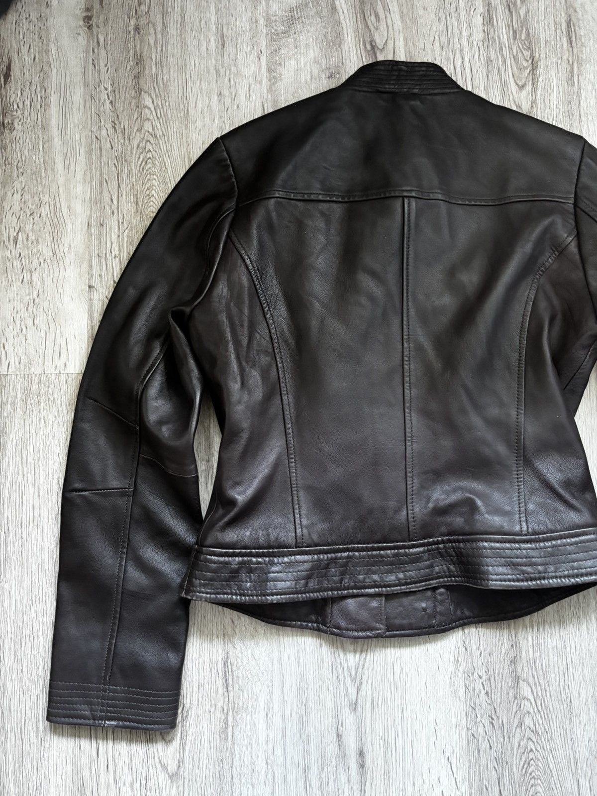 New Look Vintage Y2k old label new look brown leather jacket Size M / US 6-8 / IT 42-44 - 14 Thumbnail