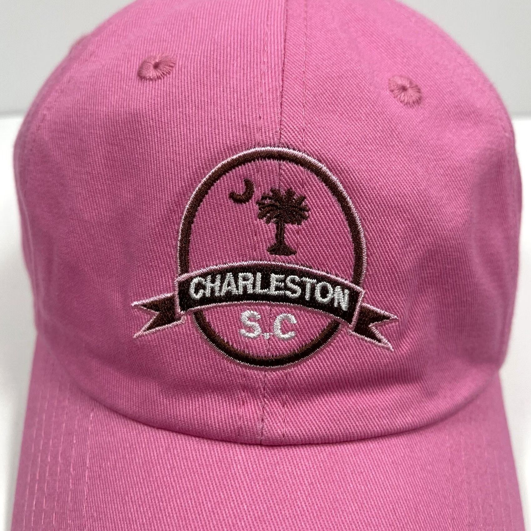 Pinko Sidnie’s Baseball Cap Women’s Pink Adjustable StrapBack Charleston S.C Size ONE SIZE - 2 Thumbnail