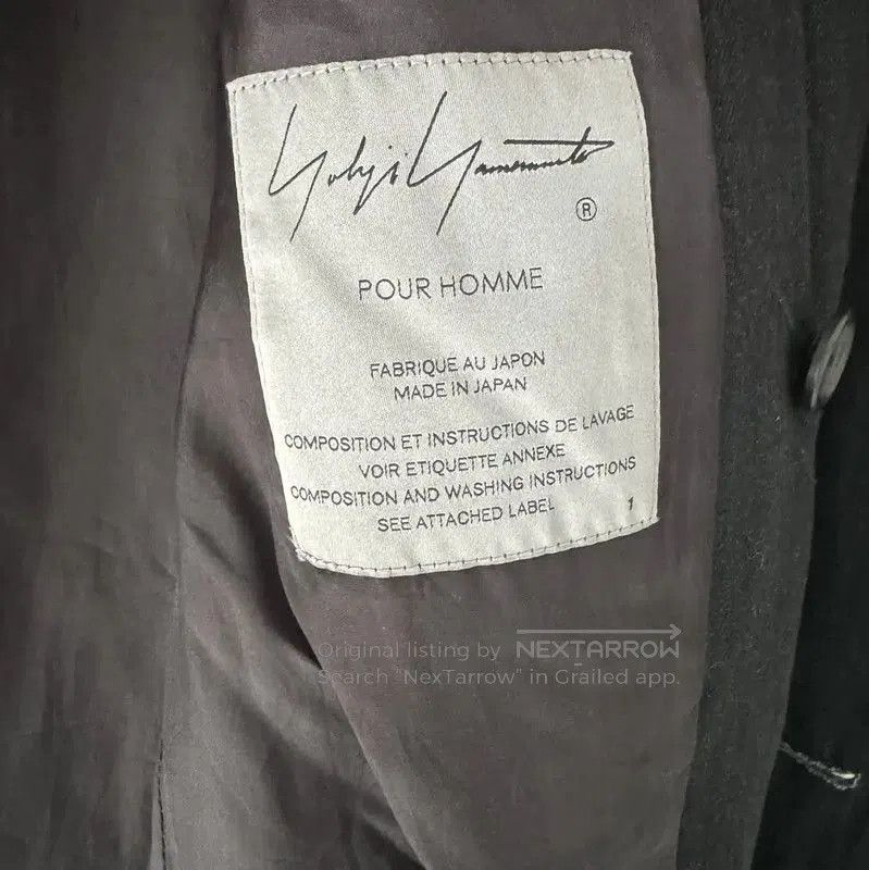 Yohji Yamamoto Yohji Yamamoto Black Cotton Coat for Men . Size US S / EU 44-46 / 1 - 3 Thumbnail