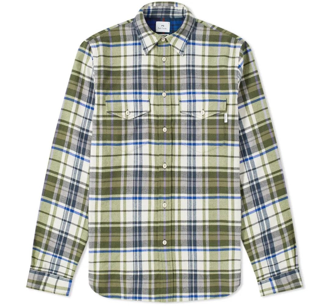 Paul Smith **PAUL SMITH Flannel Check Overshirt Size US S / EU 44-46 / 1 - 1 Thumbnail