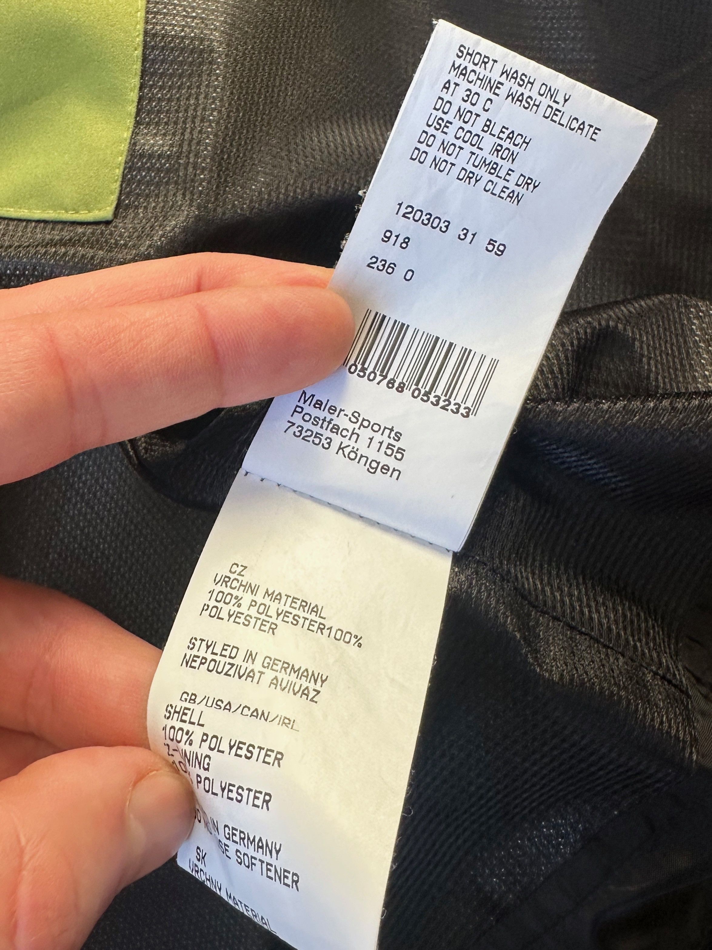 Goretex Maier Sports Dual Protection waterproof jacket 54 Size US L / EU 52-54 / 3 - 9 Thumbnail