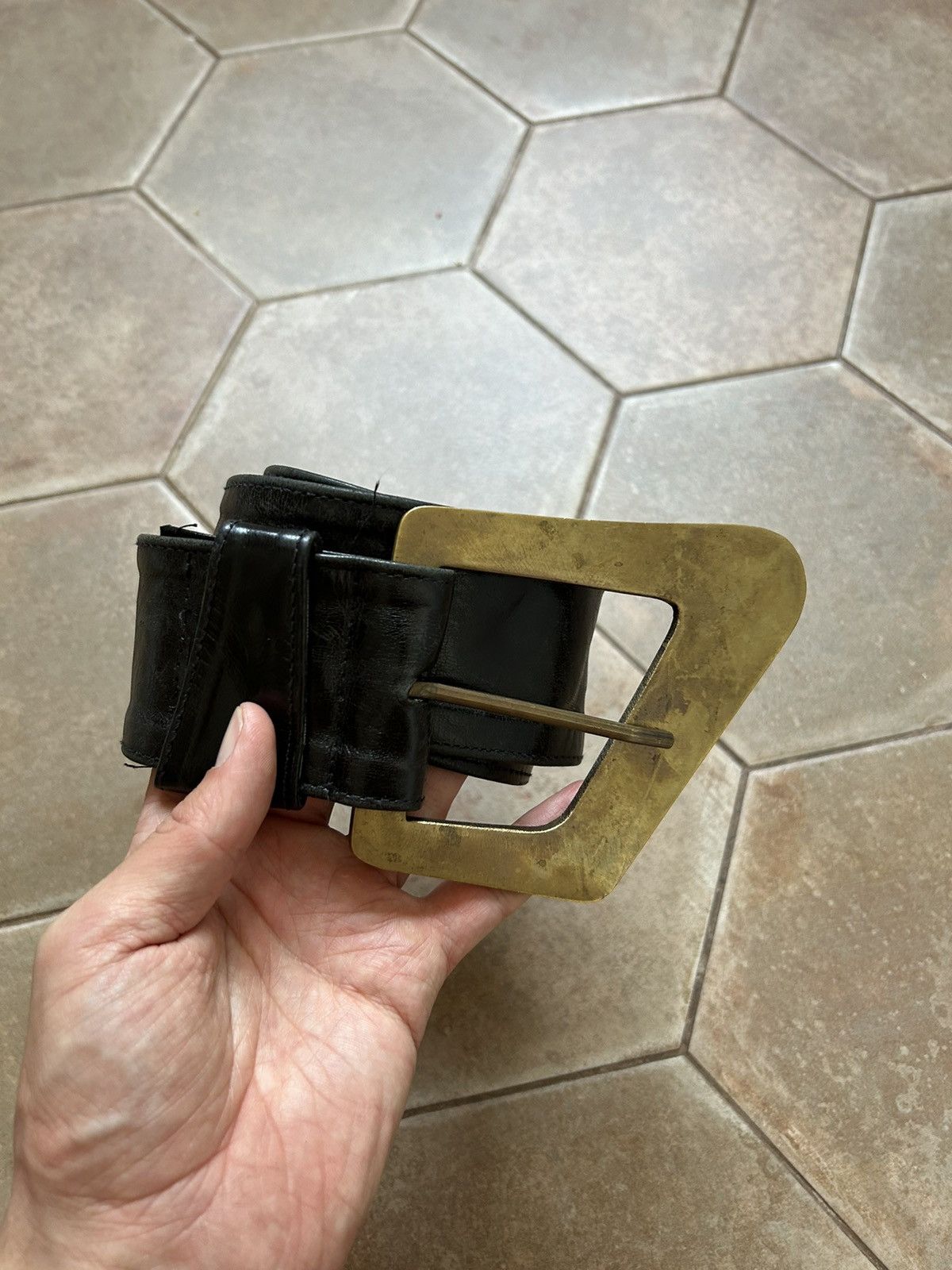 Other Vintage leather belt Size ONE SIZE - 1 Thumbnail