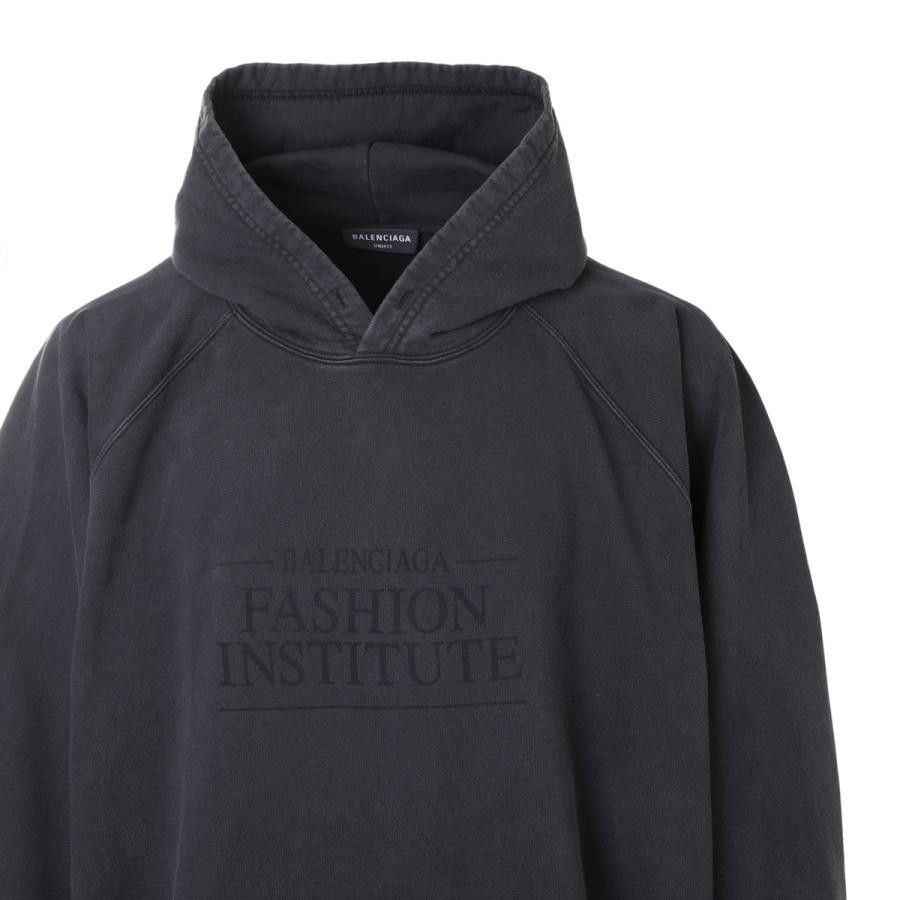 Balenciaga o1mt1gz0424 Fashion Institute Oversized Hoodie in Navy Blue Size US M / EU 48-50 / 2 - 3 Thumbnail