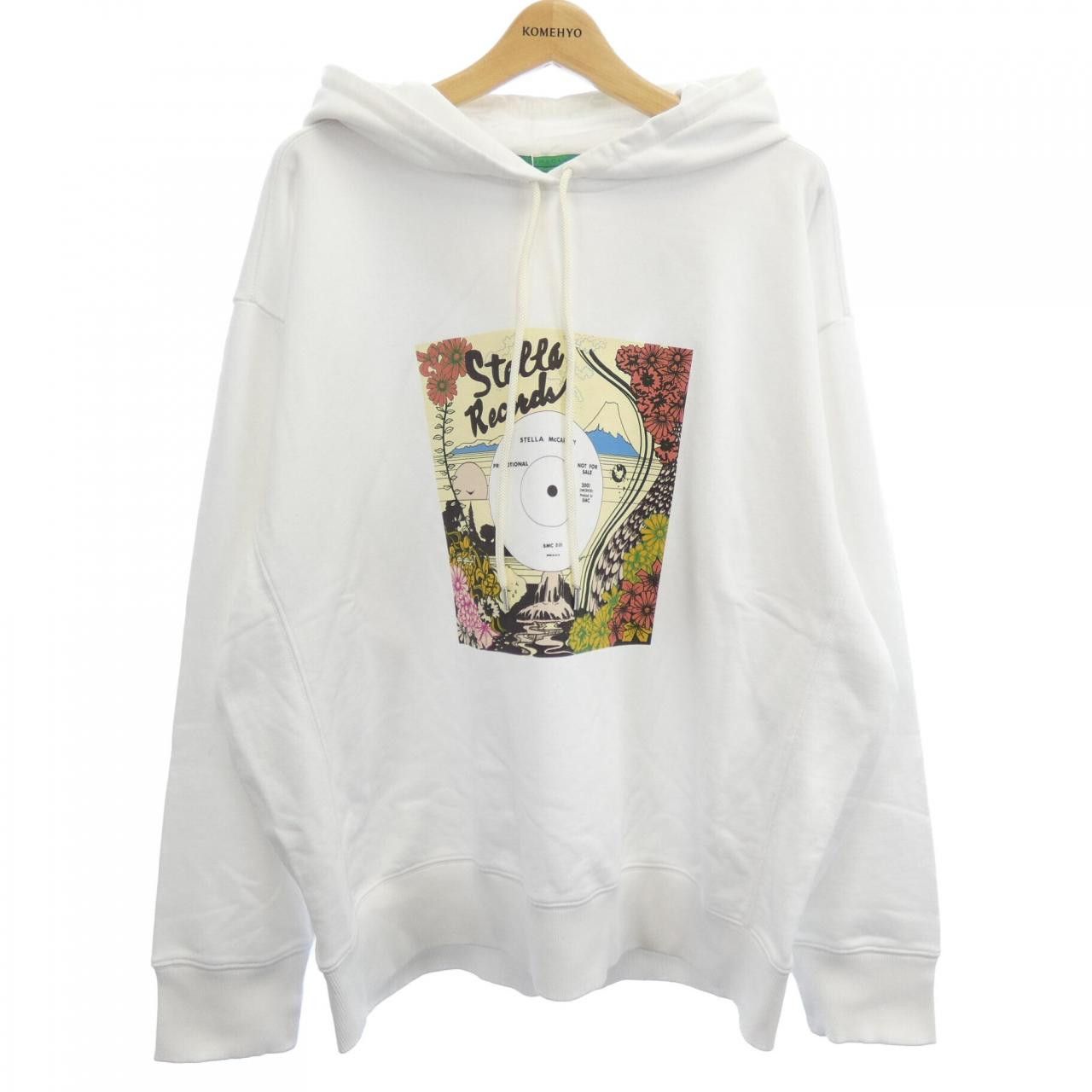 Stella McCartney Stella Mccartney Stella McCartney Record Hoodie Cotton Sweatshirts & Hoodies DUTY FREE for USA Size ONE SIZE - 1 Thumbnail