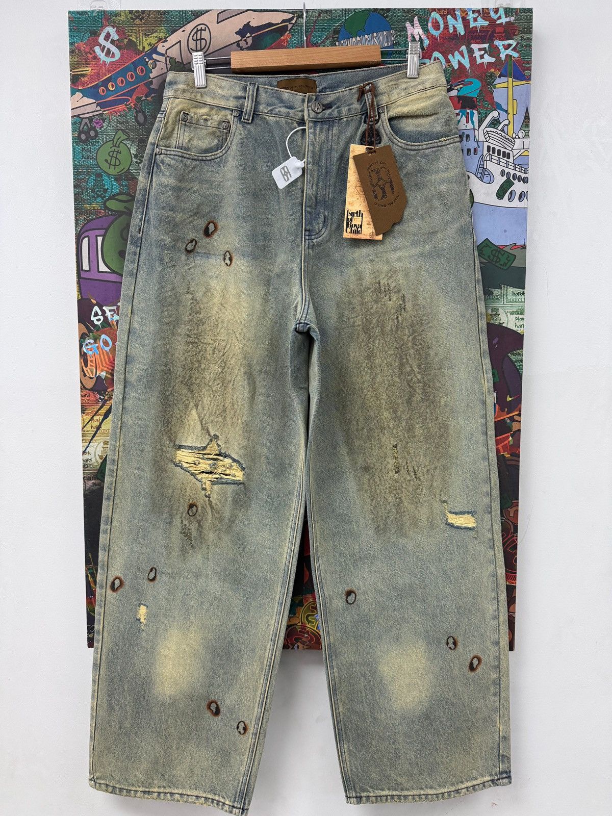 Birth of Royal Child Birth Of A Royal Child Dirty Washed Denim Wax Size US 32 / EU 48 - 1 Preview