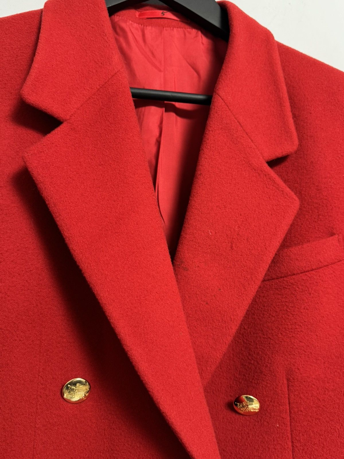 Burberry Burberrys London Vintage Double Breasted Wool Blazer Gold Size M / US 6-8 / IT 42-44 - 8 Thumbnail