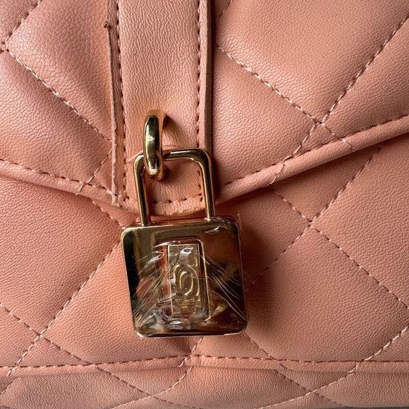 Bebe NWT BEBE KELLEN CROSSBODY PEACH BAG Size ONE SIZE - 3 Thumbnail