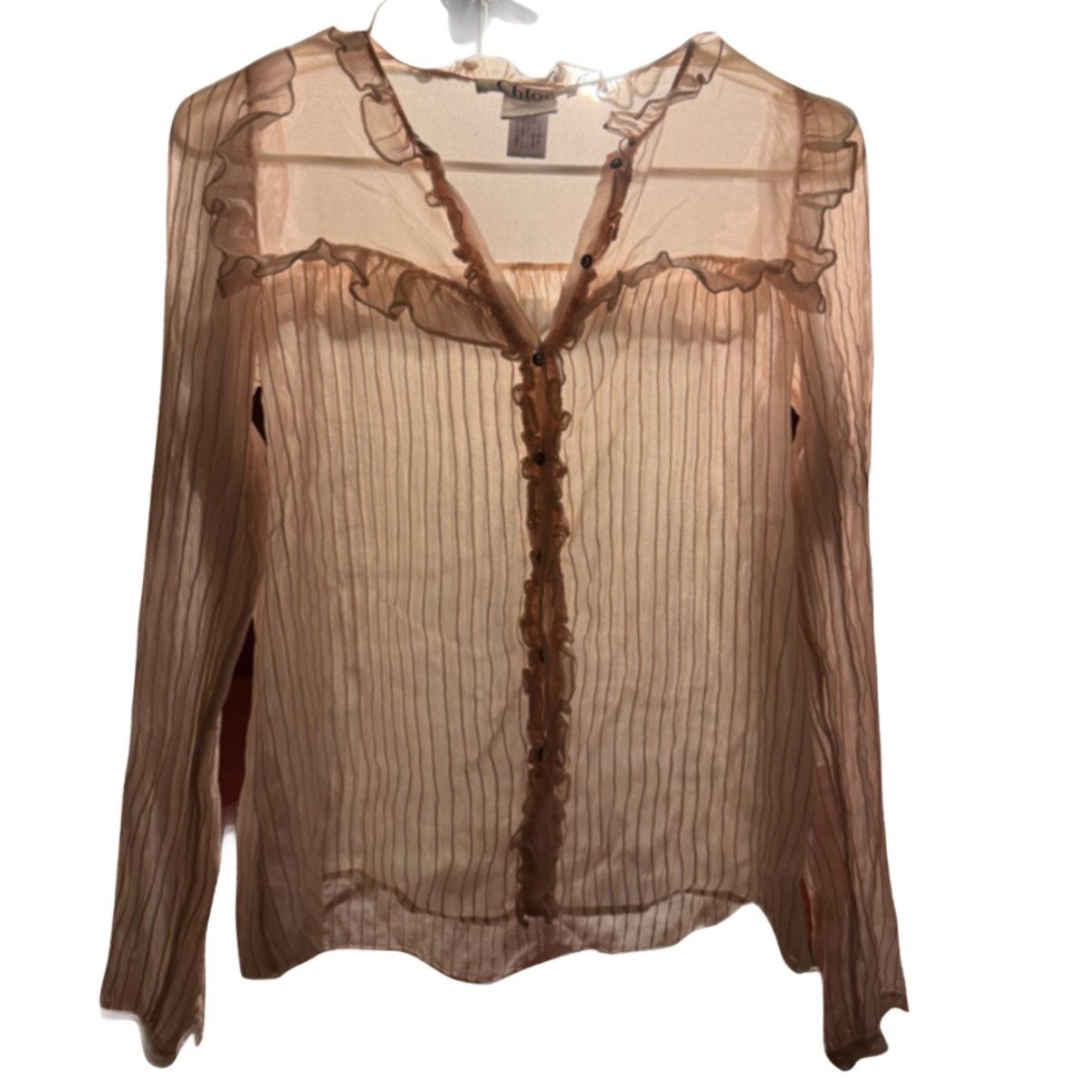 Chloe Chloé silk blouse Size XS / US 0-2 / IT 36-38 - 1 Thumbnail
