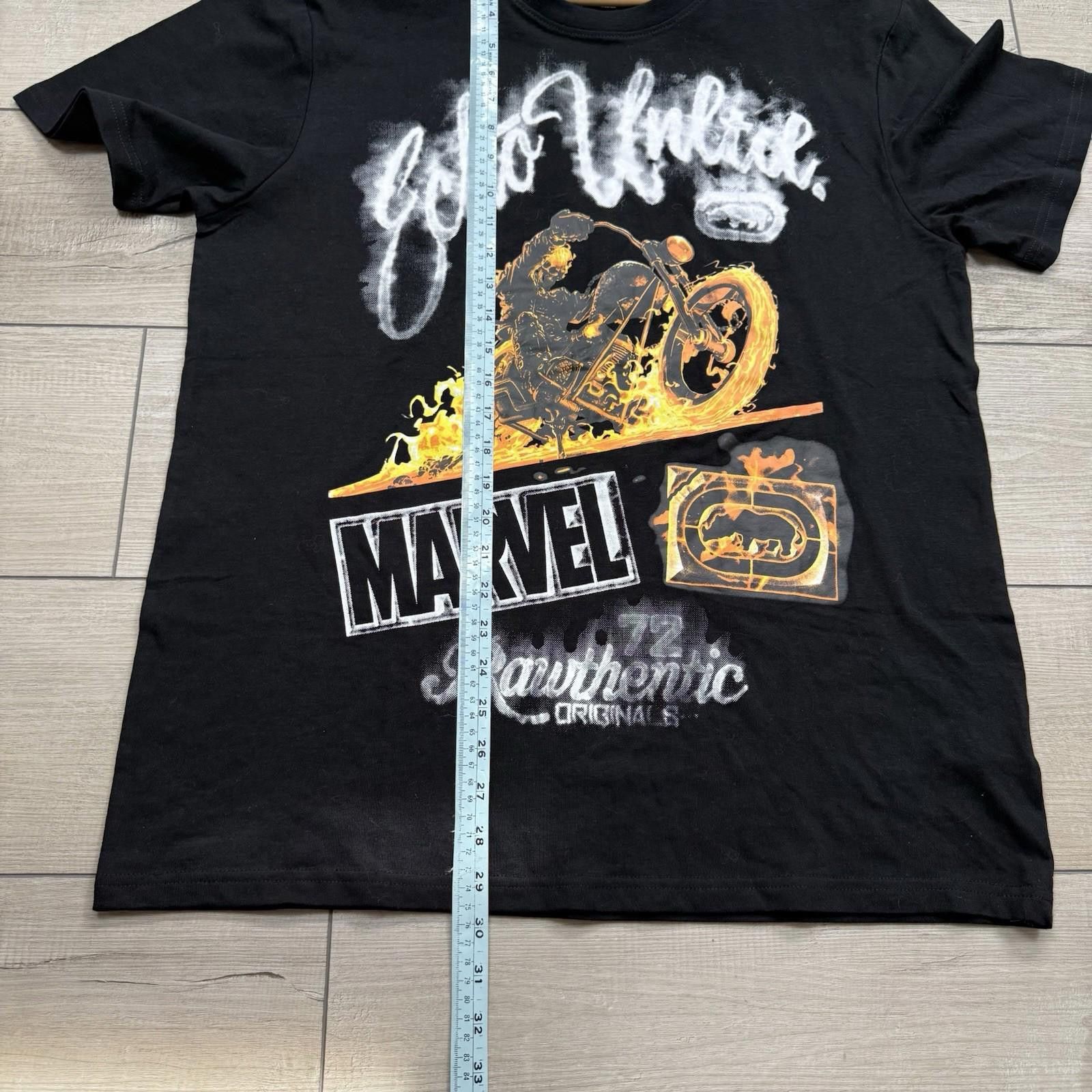 Marvel Comics Marvel x Ecko Unltd Ghost Rider T-Shirt Sz L Flame Size US L / EU 52-54 / 3 - 6 Thumbnail