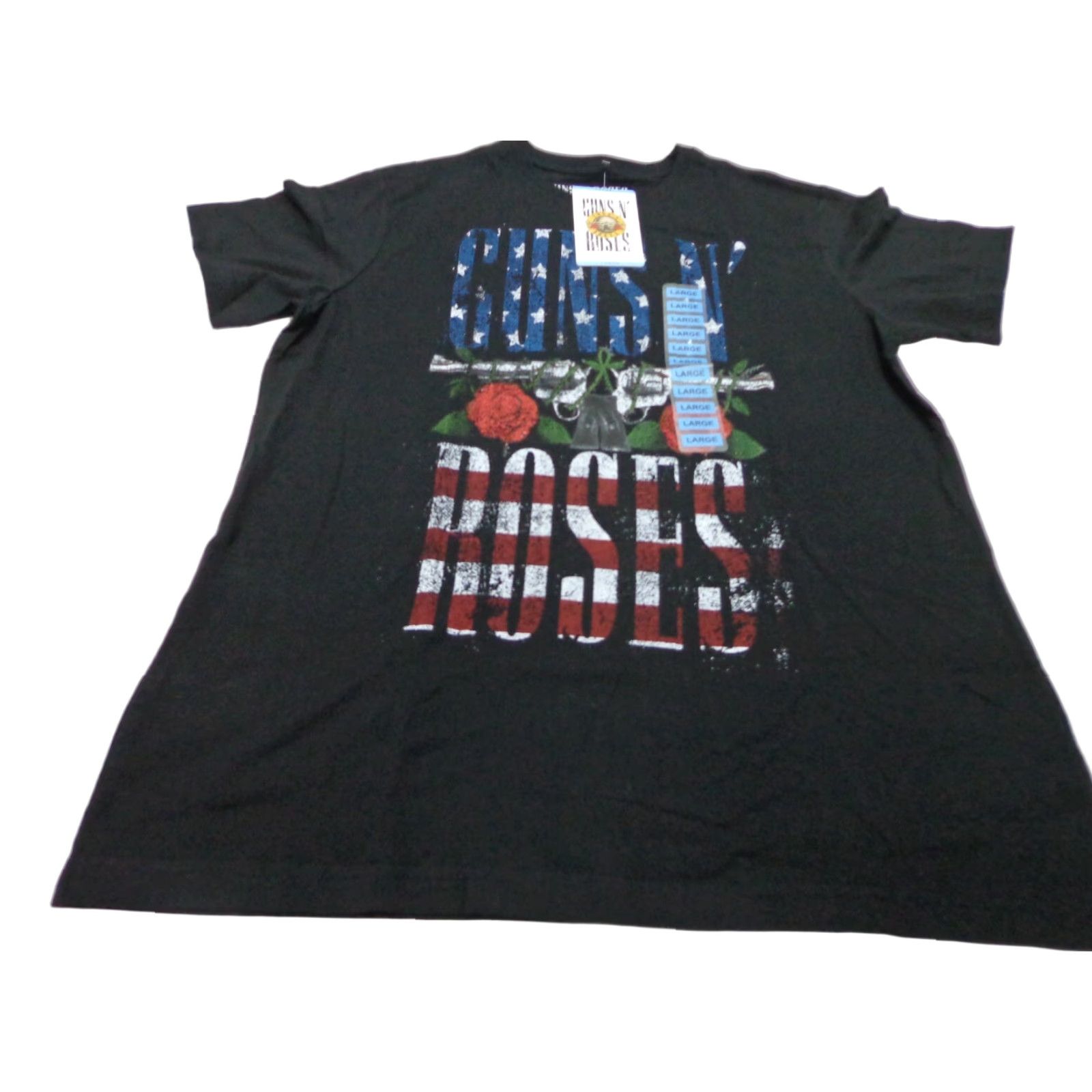 Vintage GUNS N' ROSES T-Shirt Black Size L Crew Neck Short Sleeve Logo Men Size US L / EU 52-54 / 3 - 1 Thumbnail