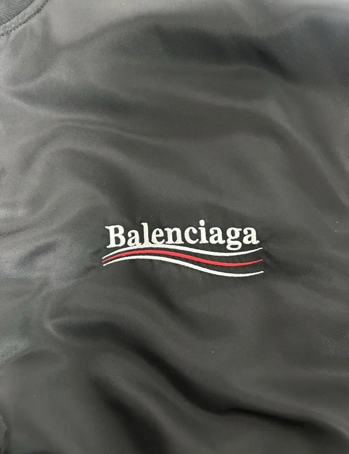 Balenciaga [L]BALENCIAGA BOMBER political Size US L / EU 52-54 / 3 - 7 Thumbnail