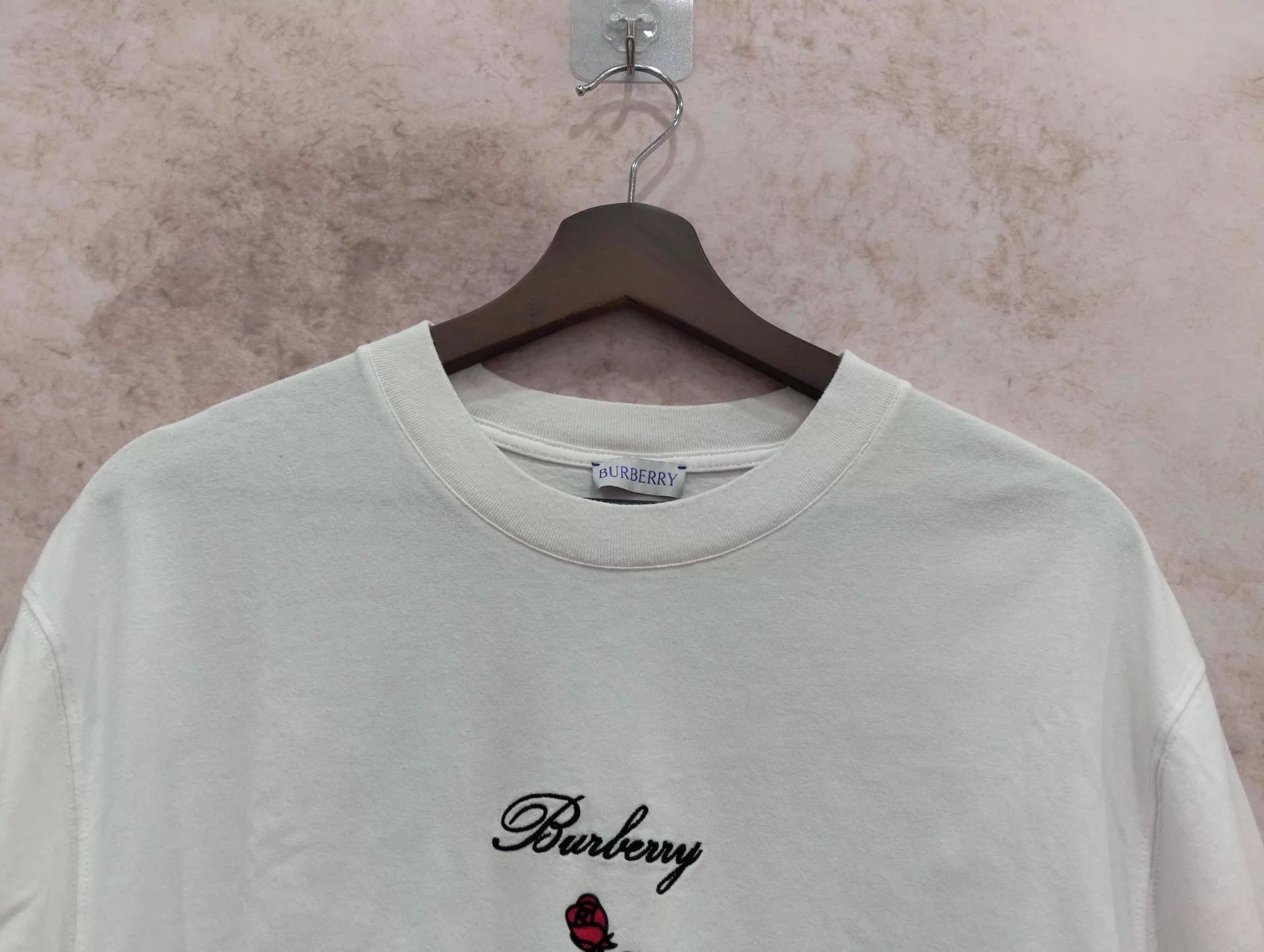 Burberry Burberry Letter Plant Print Crew Neck Short Sleeve Tee L Size US L / EU 52-54 / 3 - 8 Thumbnail