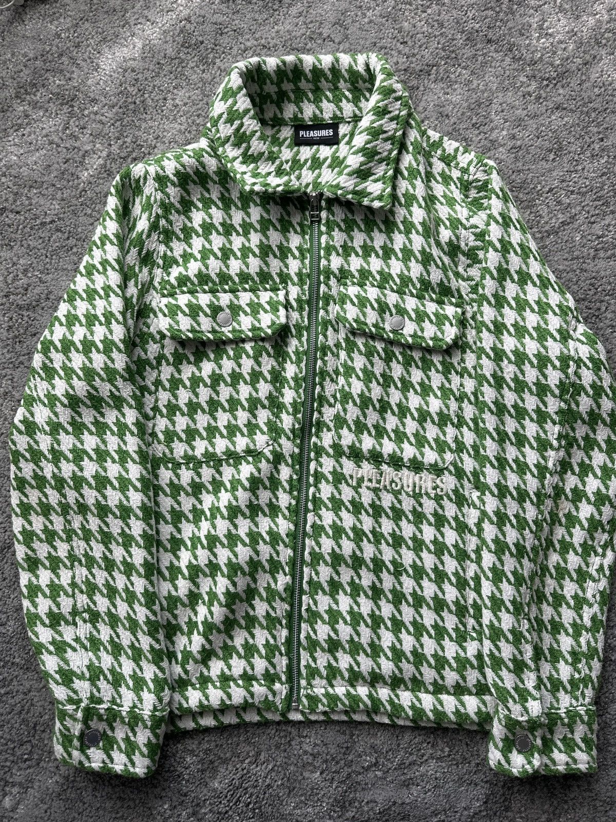 image of Pleasures Sunspot Green Jacket, Men's (Size Small)