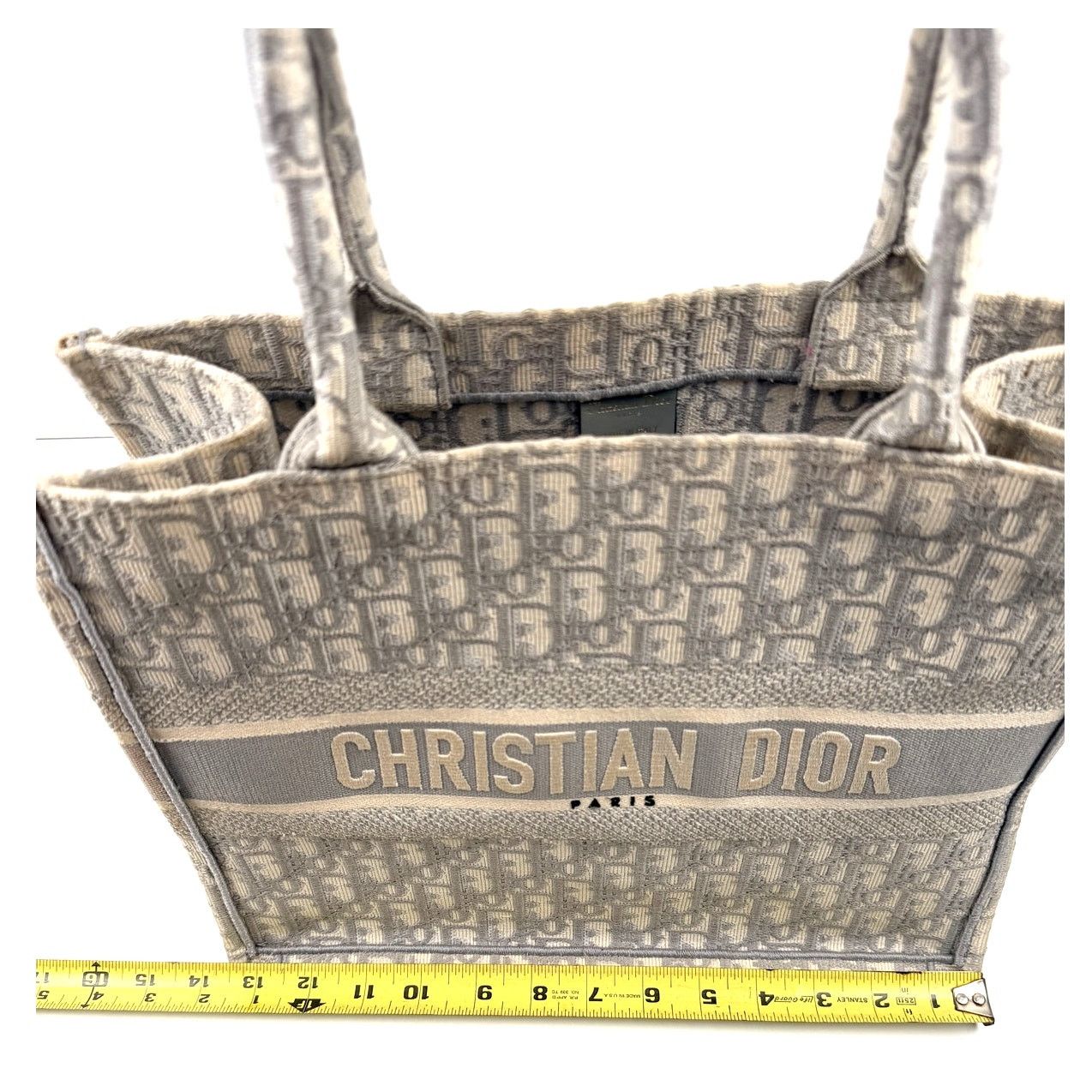 Dior Christian Dior Gray Oblique Medium Book Tote Size ONE SIZE - 7 Thumbnail