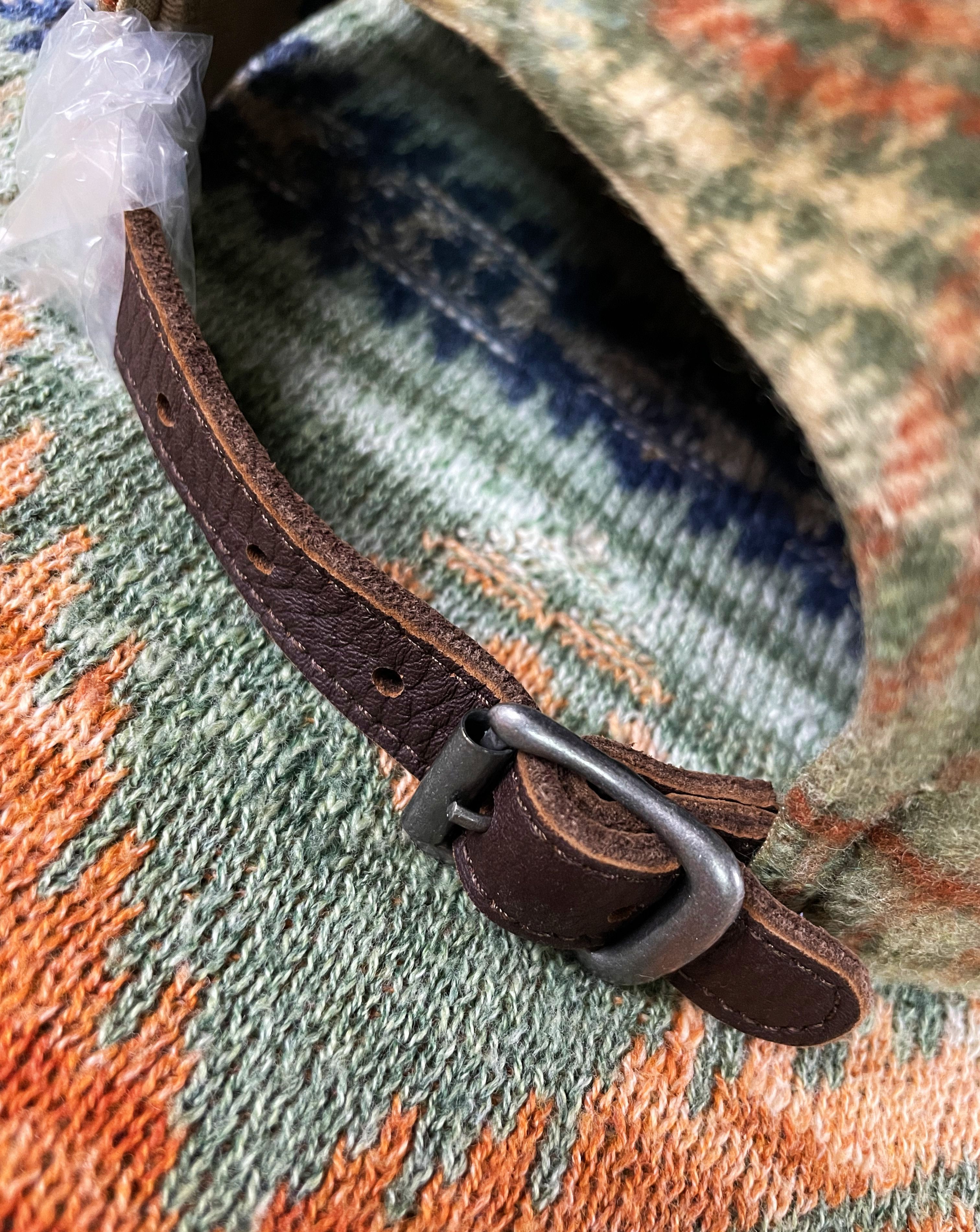 Polo Ralph Lauren Polo Ralph Lauren Wool Tweed Leather Baseball Hat Cap Size ONE SIZE - 4 Thumbnail