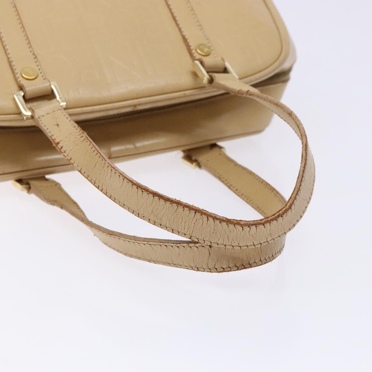 Celine CELINE Hand Bag Leather Beige Gold Size ONE SIZE - 7 Thumbnail
