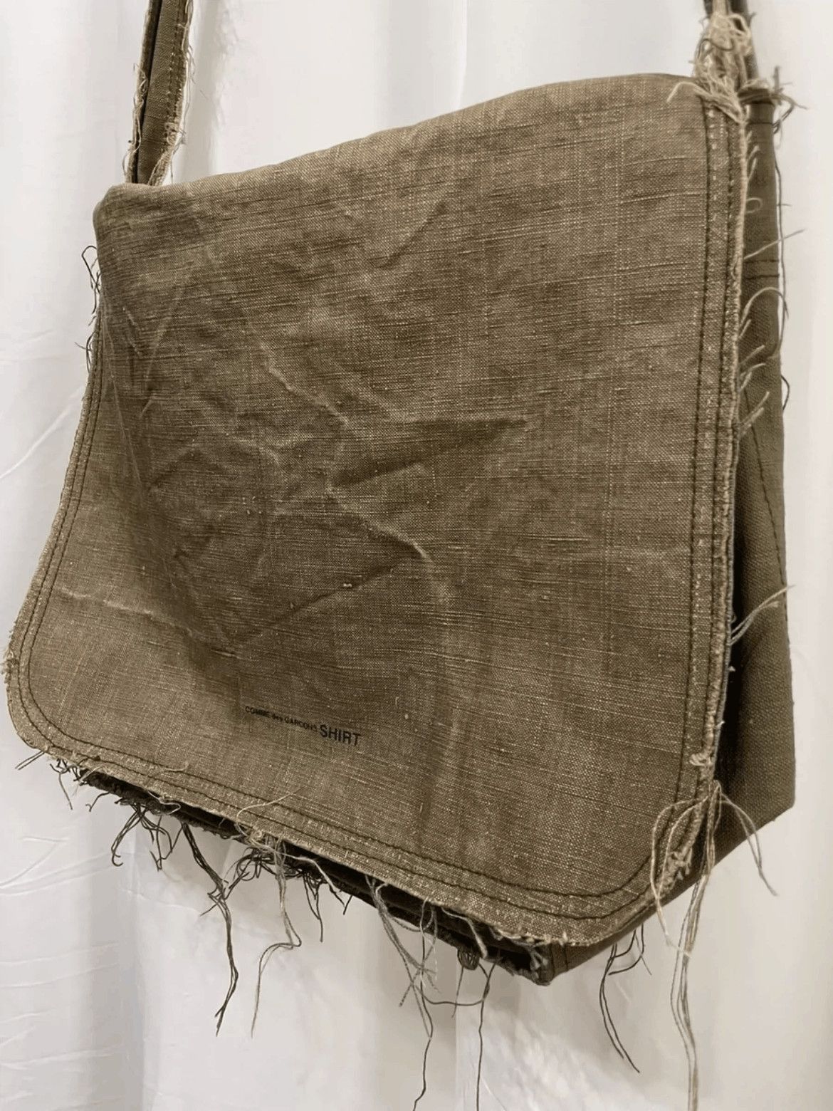 Comme des Garcons Comme Des Garcons Shirt Distressed Messager Bag Size ONE SIZE - 4 Thumbnail