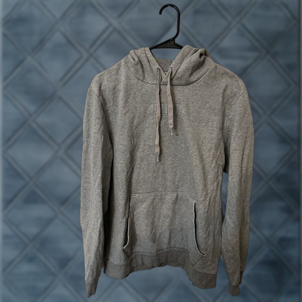 Puma PUMA Pullover Hoodie Sweatshirt Mens M Gray Logo Athleisure Size US M / EU 48-50 / 2 - 1 Thumbnail