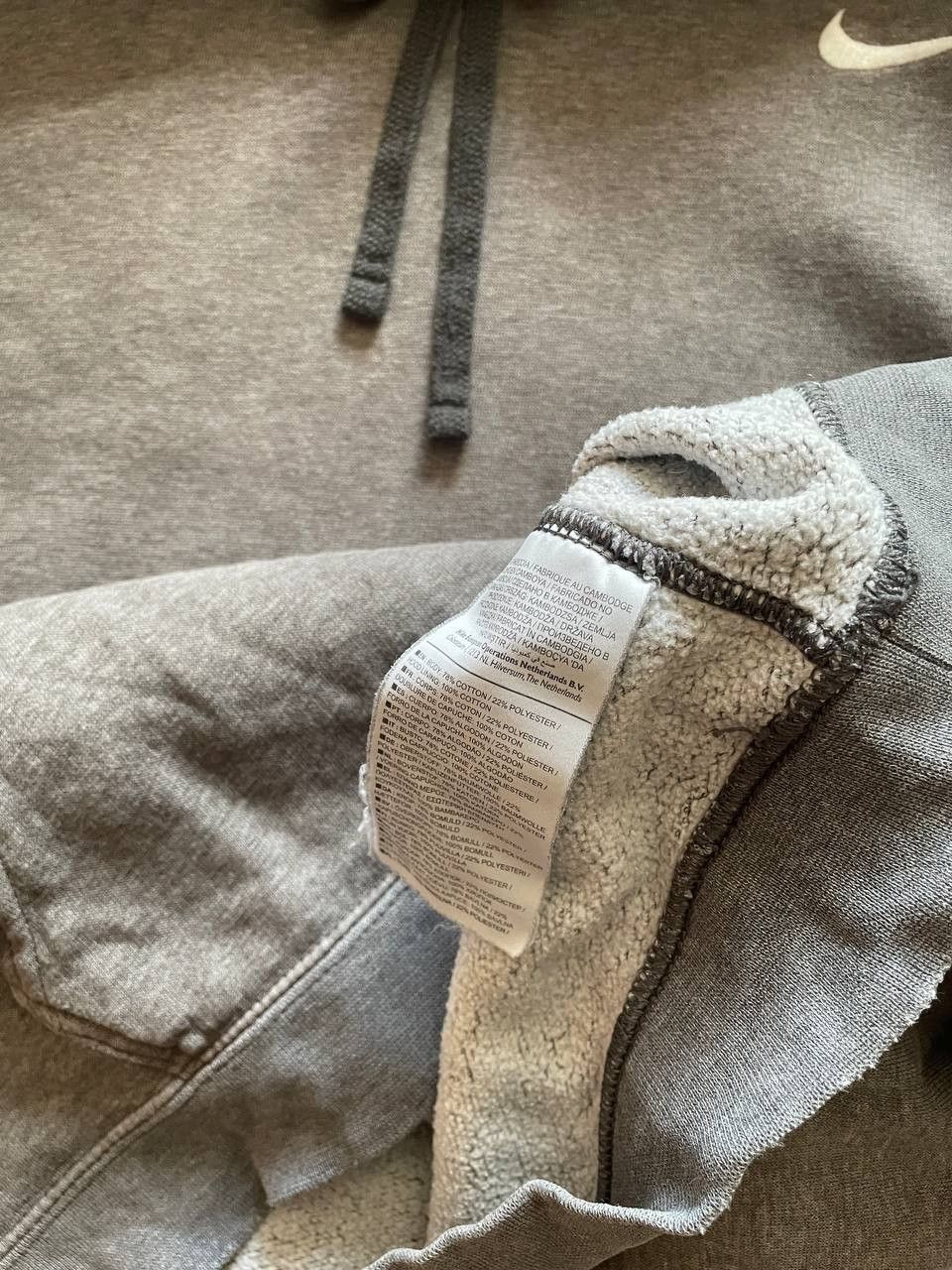 Nike Vintage Nike Hoodie Sweater thrashed sun faded swoosh check Size US XL / EU 56 / 4 - 10 Thumbnail