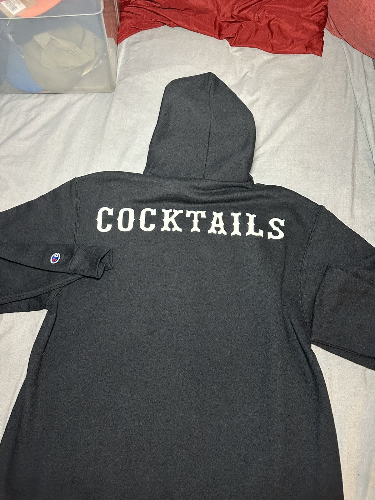 Champion × Designer Black Champion hoodie Size US L / EU 52-54 / 3 - 1 Thumbnail