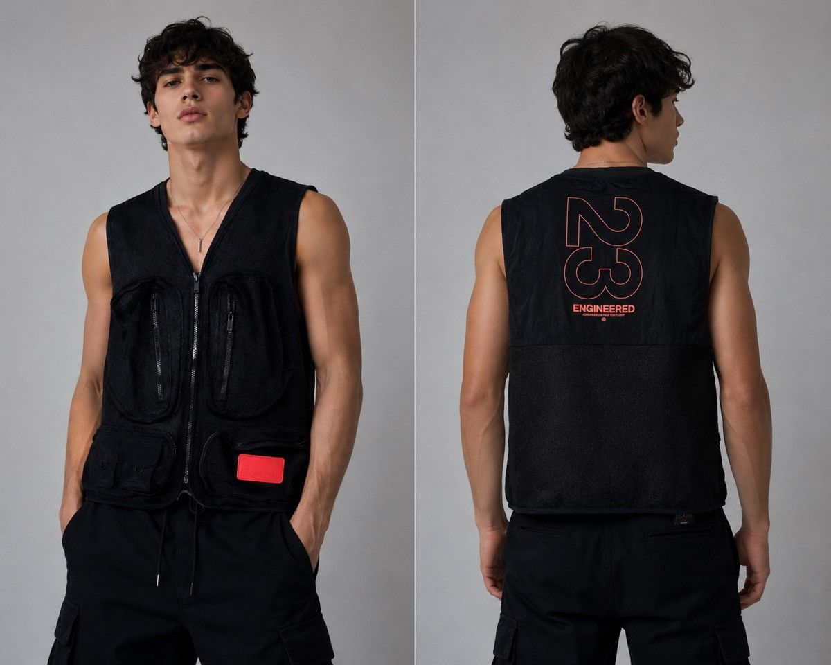 Jordan Brand 2000s NIKE AIR JORDAN 23 ENGINEERED SPACER. MESH VEST Size US S / EU 44-46 / 1 - 1 Thumbnail