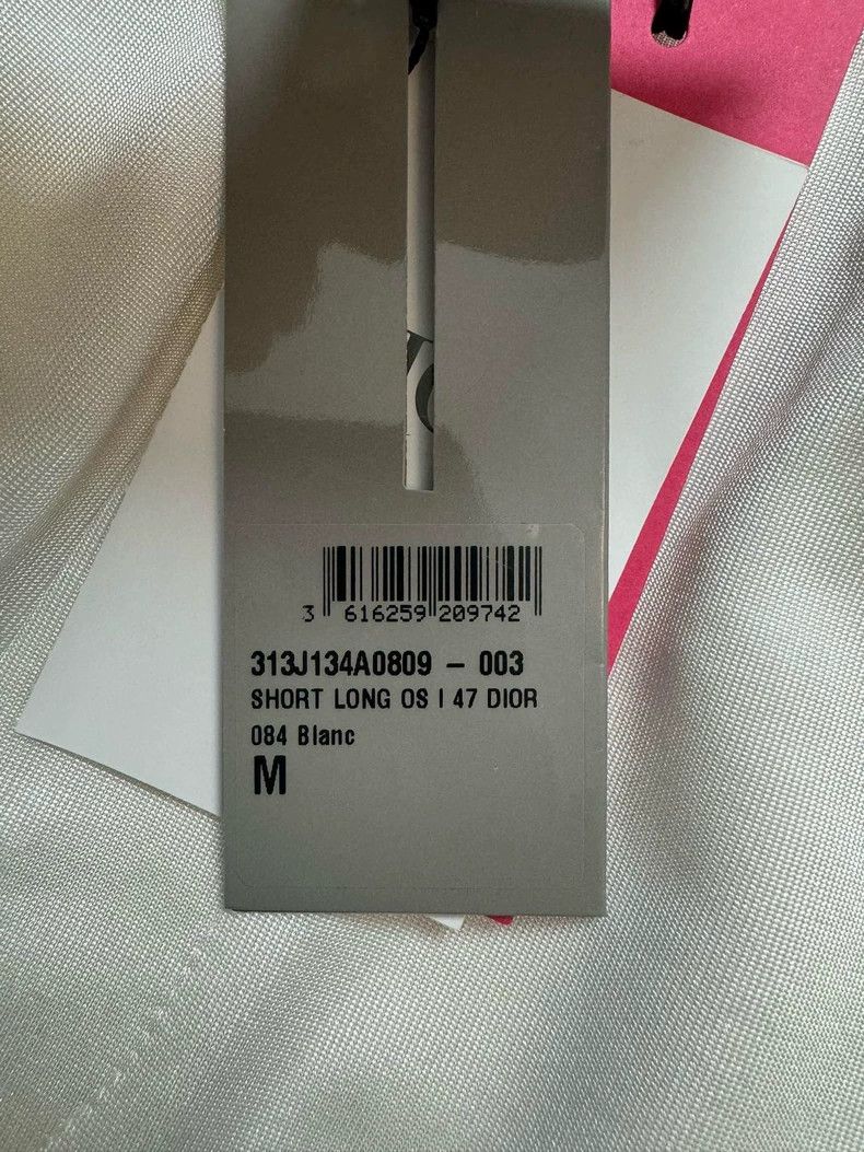 Dior DiorWhite contrasting color stitching printed logo digital Size US 32 / EU 48 - 4 Thumbnail