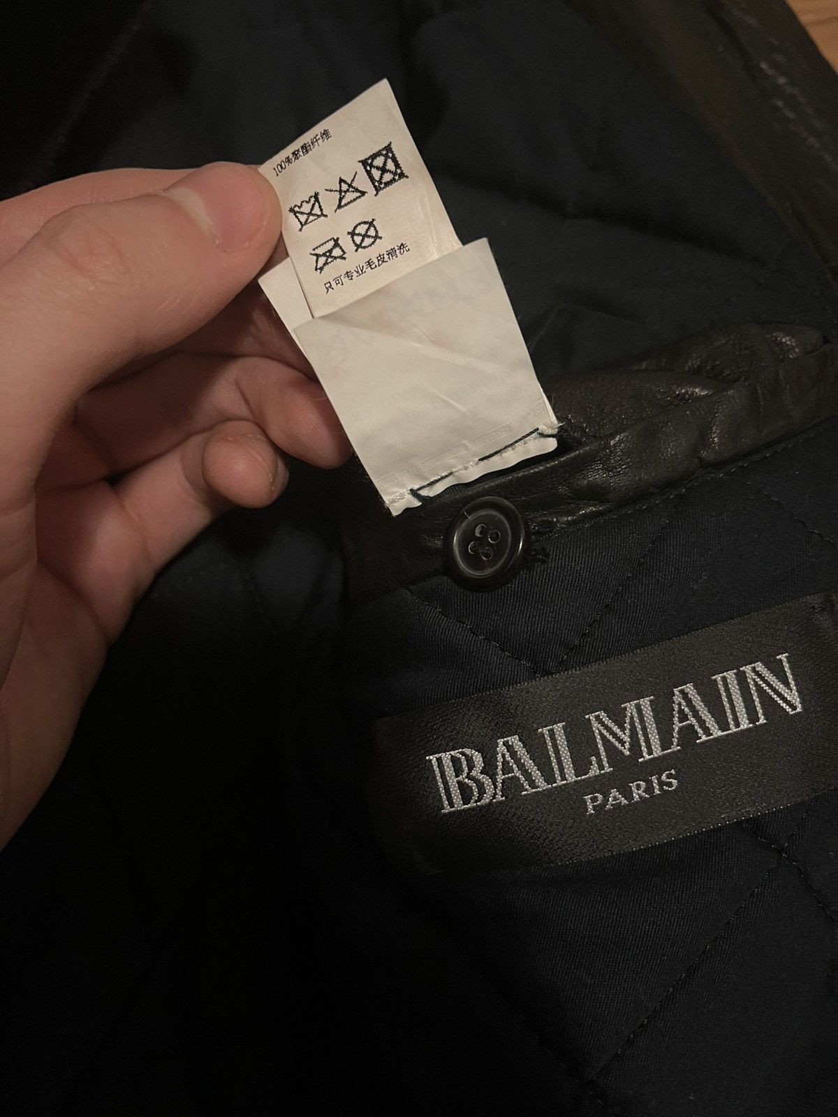 Balmain BALMAIN AW 2012 "MIDNIGHT BLUE" CALF SKIN/HAIR JACKET Size US S / EU 44-46 / 1 - 15 Thumbnail