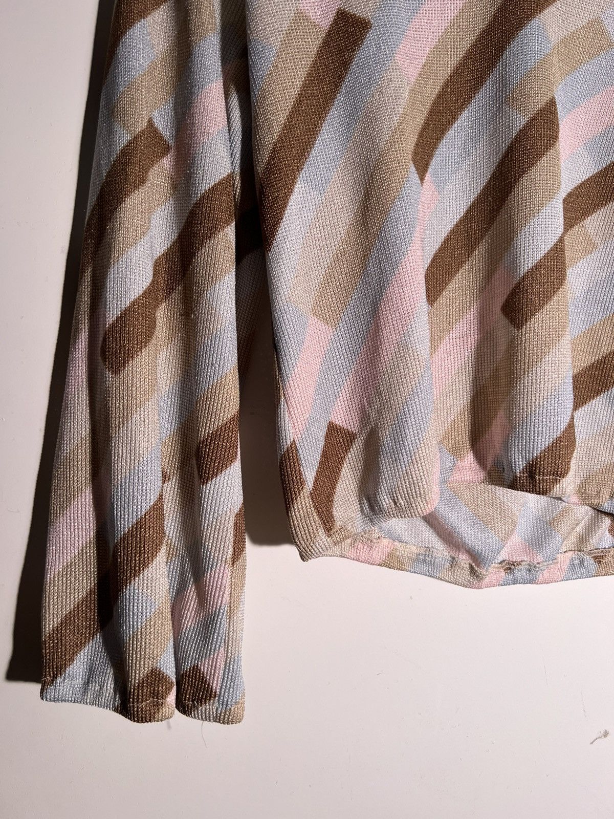 Vintage 60's 70's Vintage Cirette California Abstract Retro Sweater Size L / US 10 / IT 46 - 4 Thumbnail