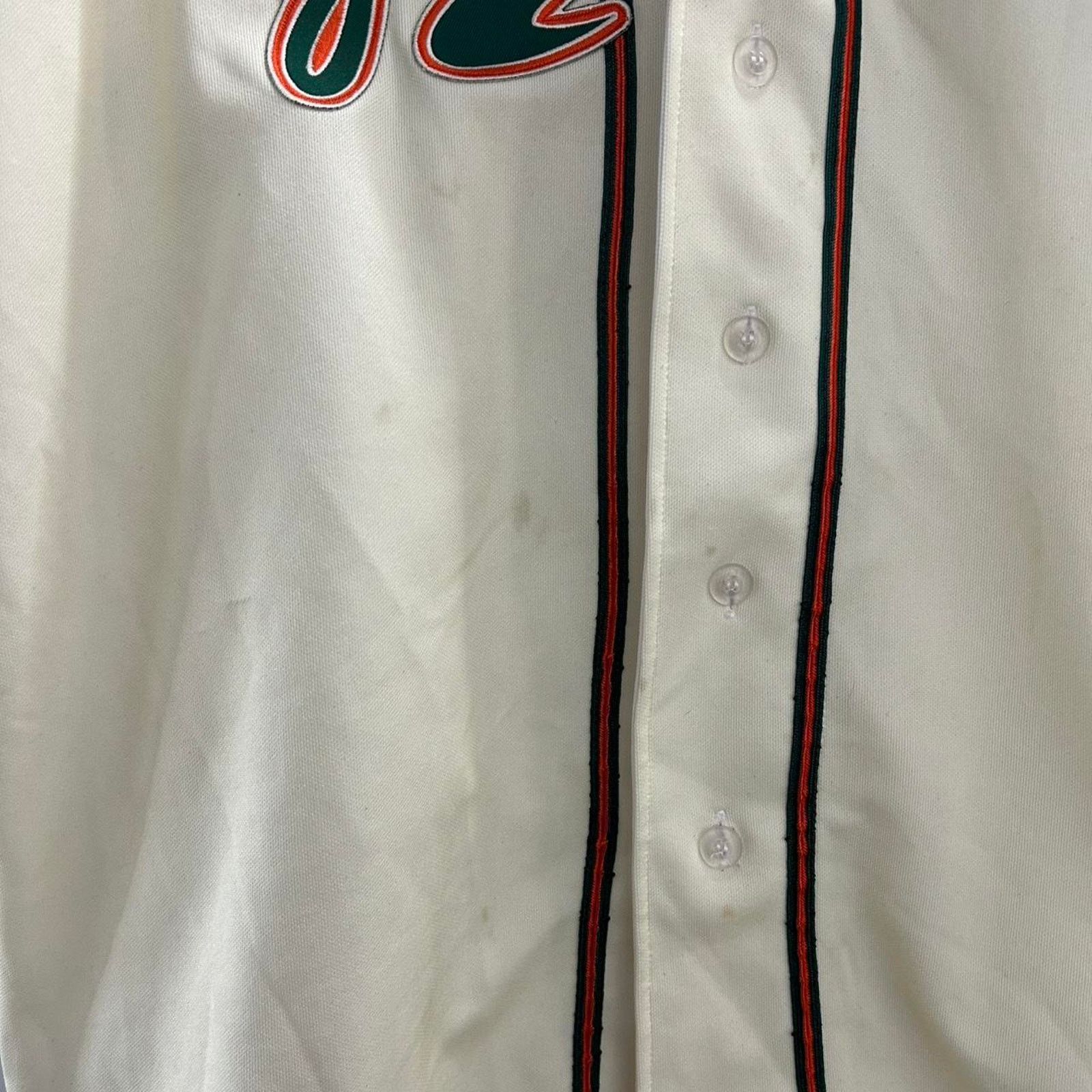 Other VTG Cream and green Grasshoppers baseball jersey Size US XL / EU 56 / 4 - 2 Thumbnail
