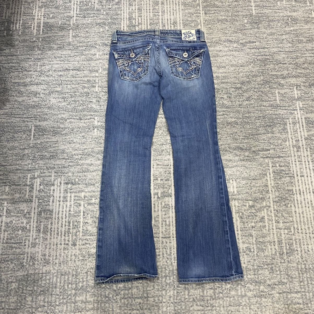 Japanese Brand × Vintage Flare 🔥 Big Star Washed Jeans Punk like Hysteric LGB 90s Size US 30 / EU 46 - 7 Thumbnail