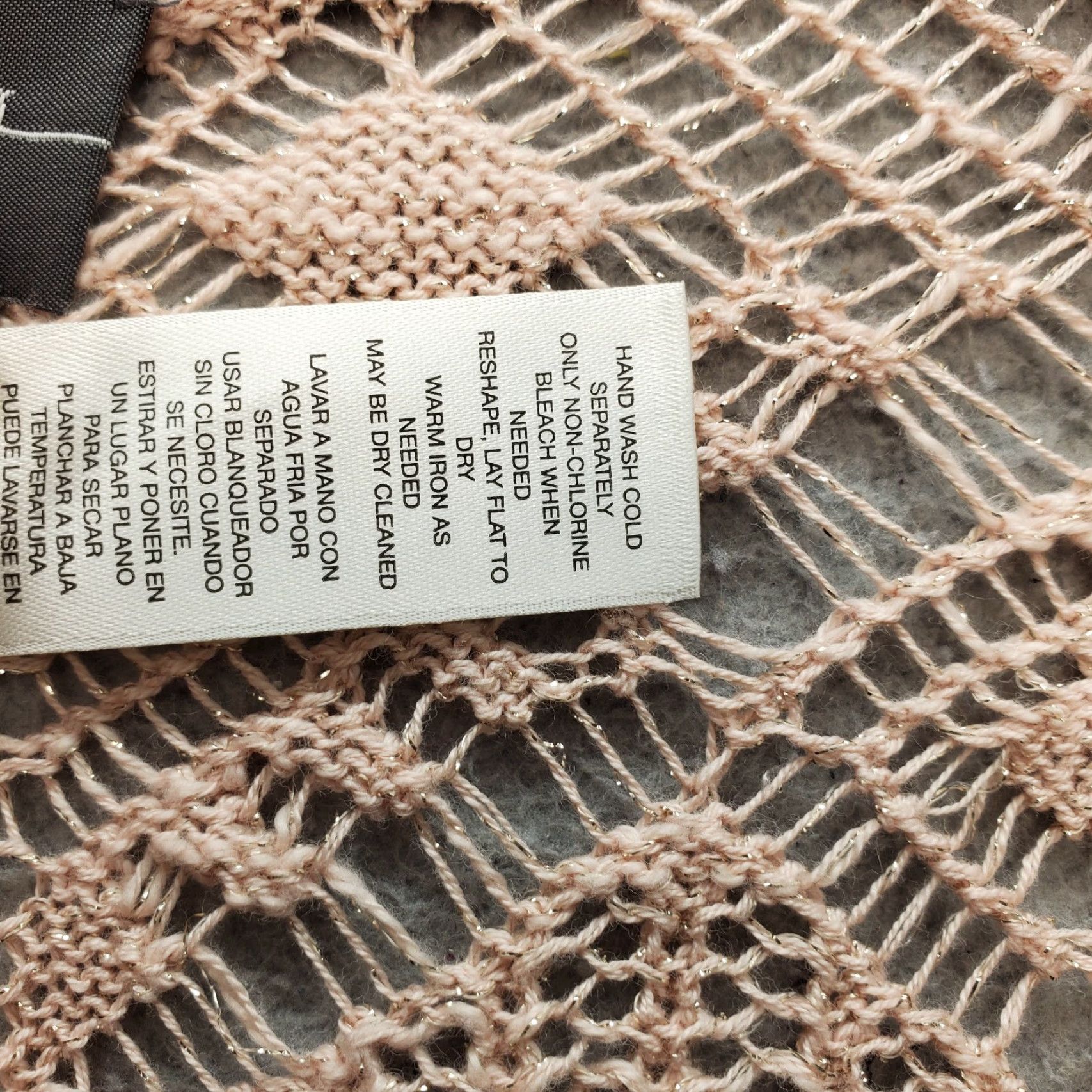 Vintage Chico's Travelers Cardigan Womens L/XL Brown Crochet Knit Sleeveless Open Front Size L / US 10 / IT 46 - 7 Thumbnail