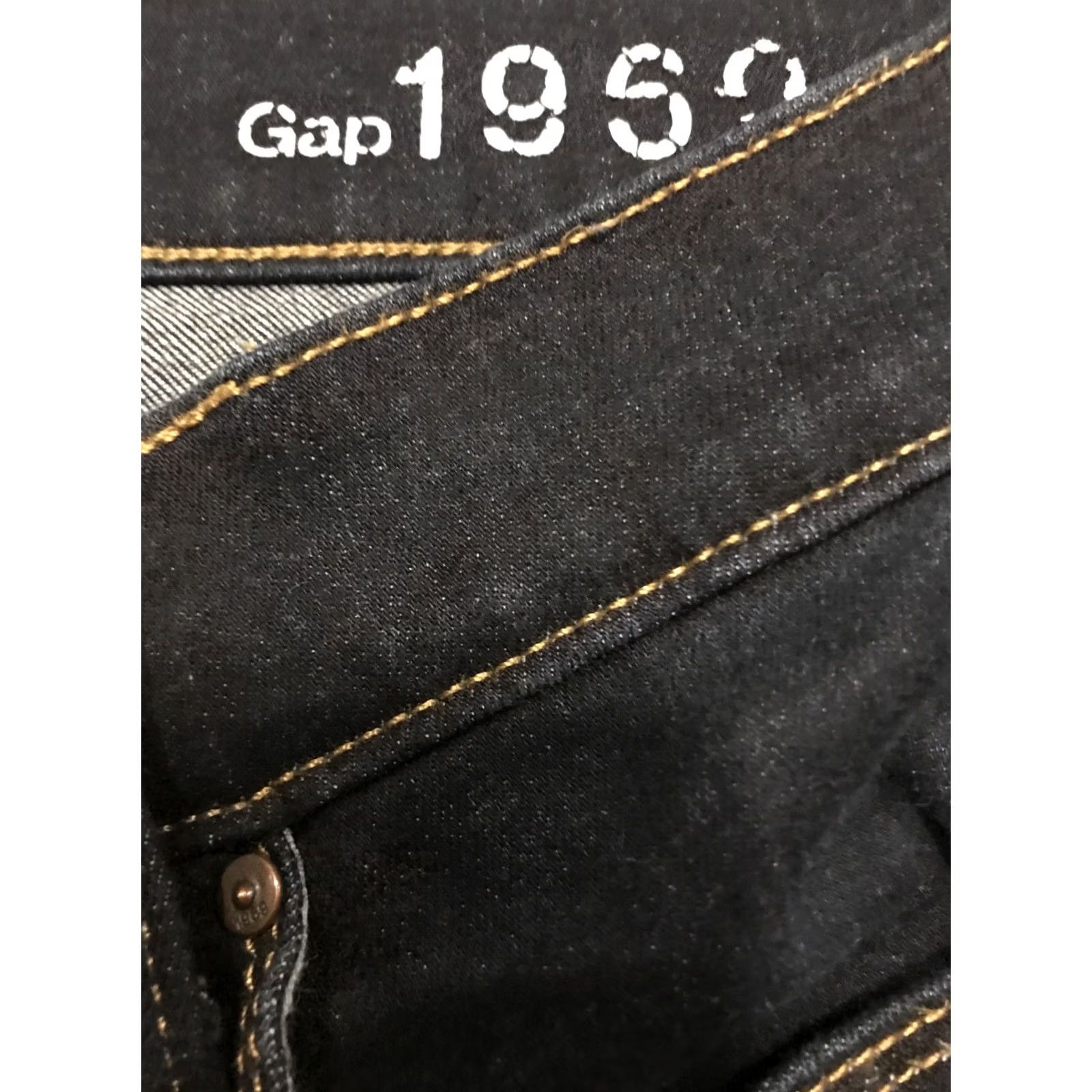Gap Gap Women Legging Jean Skinny Jeans 25P Petite Dark Wash Cotton Blend Slim Denim 27 Inseam B13 Mens Girls Womens Size 42" / US 20 - 2 Thumbnail