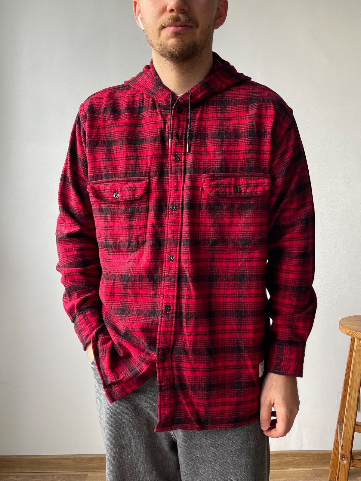 Levi's LEVI'S Justin Timberlake Plaid Flannel Overshirt Jacket M Size US M / EU 48-50 / 2 - 1 Thumbnail