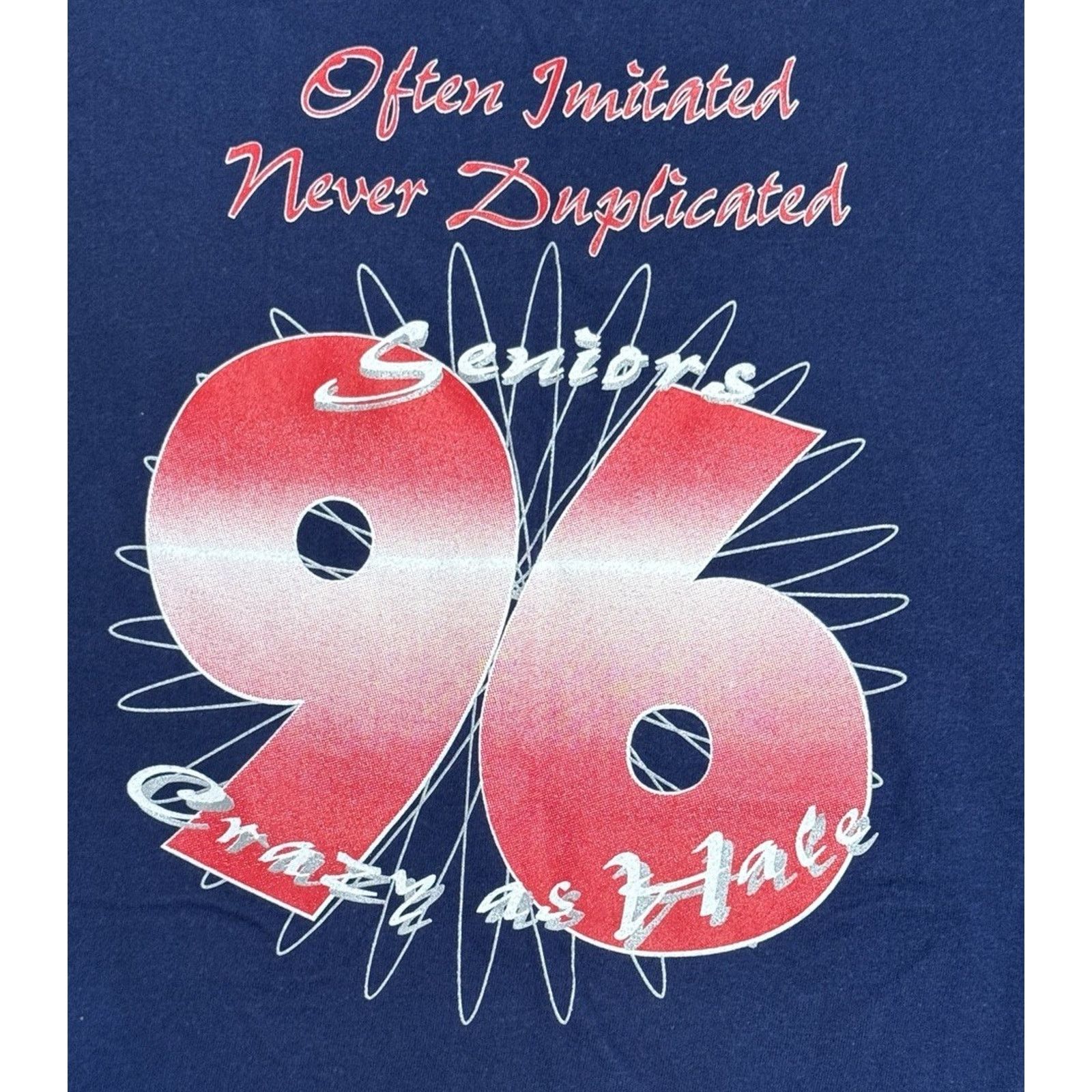 Vintage VTG Class of 96 XL Short Sleeve Single Stitch T Shirt VTG Size US XL / EU 56 / 4 - 3 Thumbnail