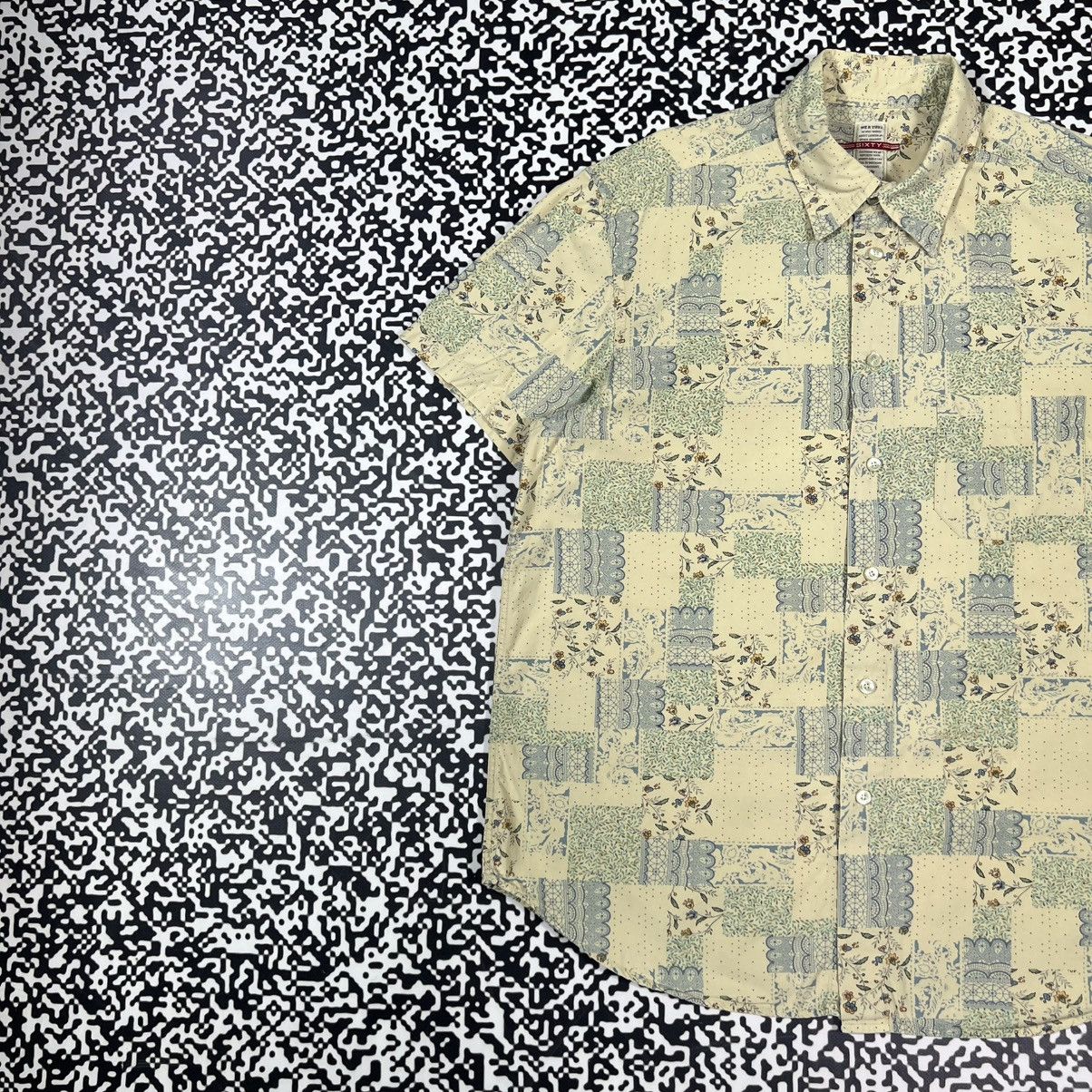 Sixty Vintage Y2K Miss Sixty Hawaiian Kapital Style Abstract Shirt Size US XL / EU 56 / 4 - 2 Thumbnail