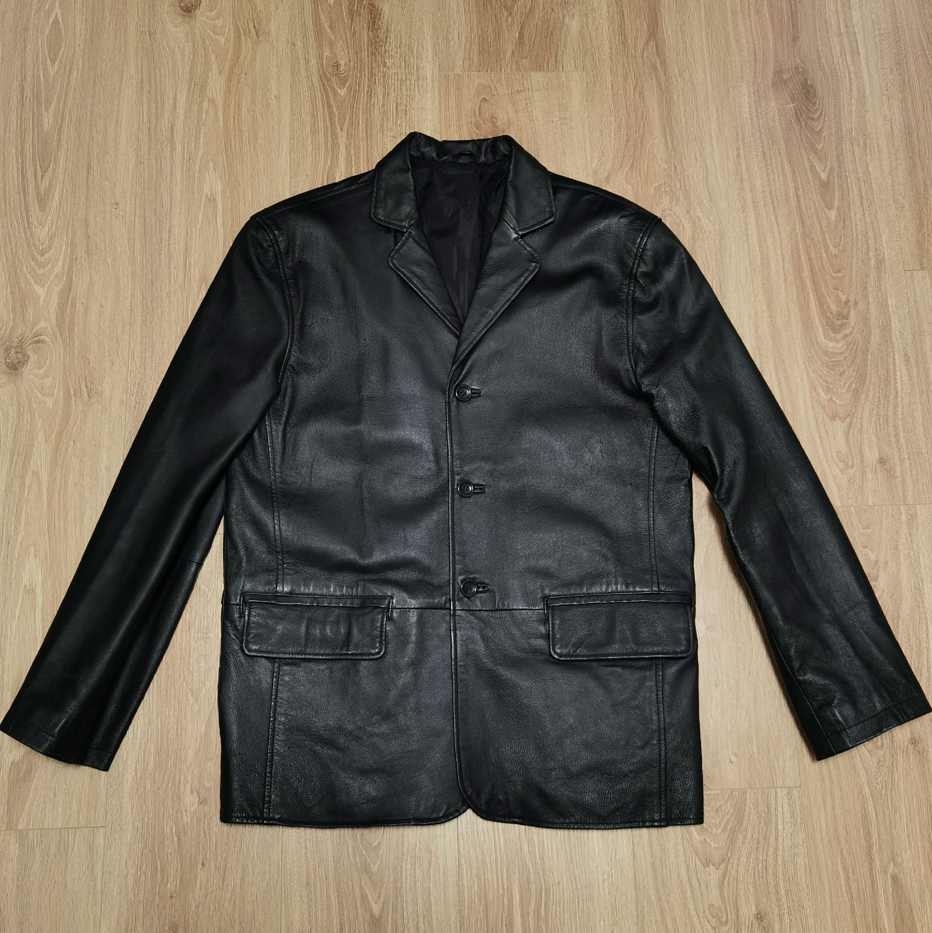Ralph Lauren Vintage Ralph Lauren Leather Blazer Size US L / EU 52-54 / 3 - 1 Thumbnail