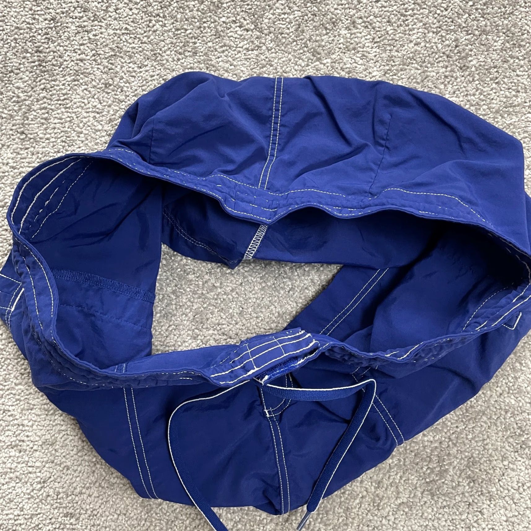 Lands' End VINTAGE Lands' End Swimwear Women's Swim Skirt Size 6 Blue Nylon Pockets Drawstring 90s Girls Size 28" / US 6 / IT 42 - 5 Thumbnail