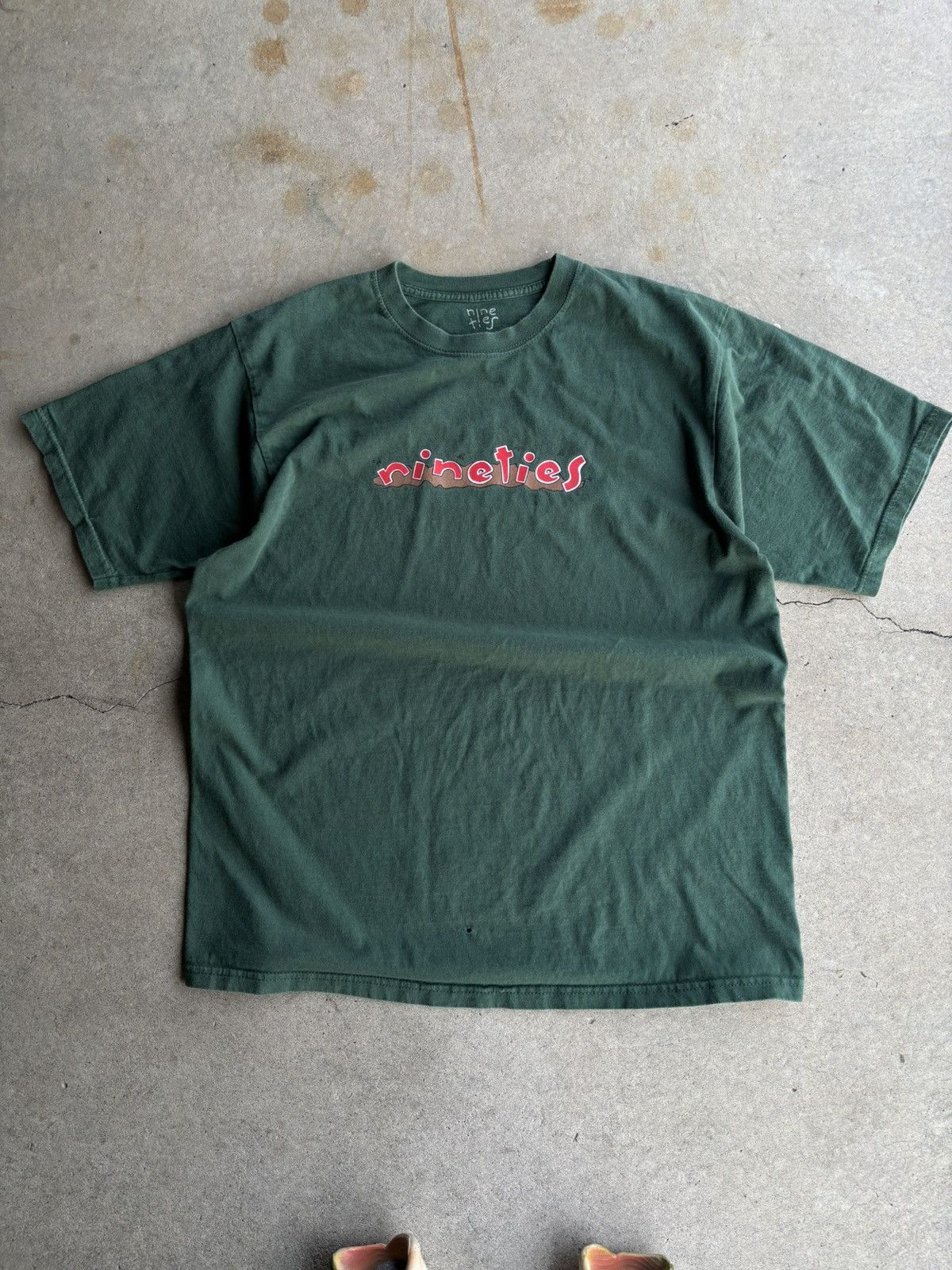 Band Tees × Vintage Crazy Nineties Brand Green Day Dookie Inspired Faded Tee Size US L / EU 52-54 / 3 - 1 Thumbnail