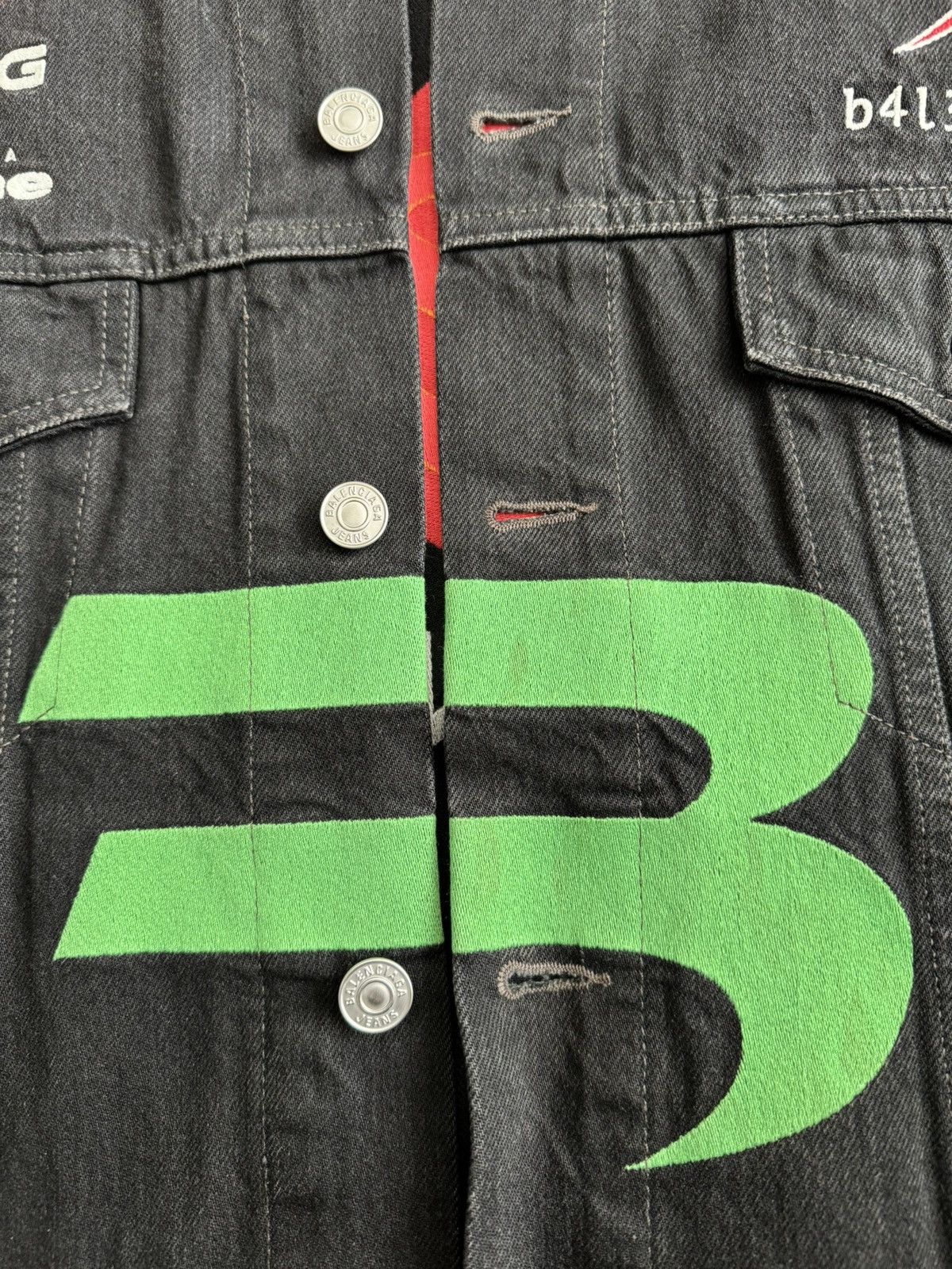 Balenciaga Balenciaga Gamer Denim Jacket Size US M / EU 48-50 / 2 - 3 Thumbnail